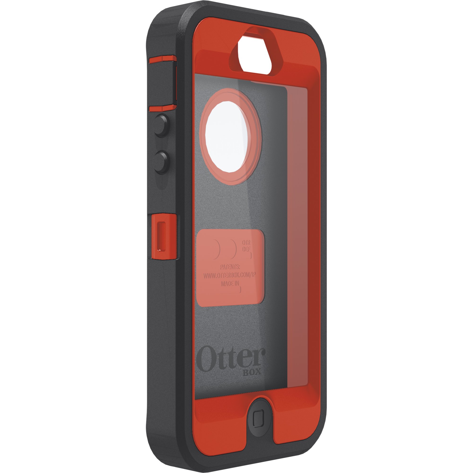 OTTERBOX DEFENDER SERIES Rugged Protective Case for iPhone 5 (Not Compatible with iPhone 5C) - Shockproof, Drop-Resistant Cover with Retail Packaging in Bolt Grey - Perfect for Outdoor Activities, Construction Work & Extreme Sports Protection