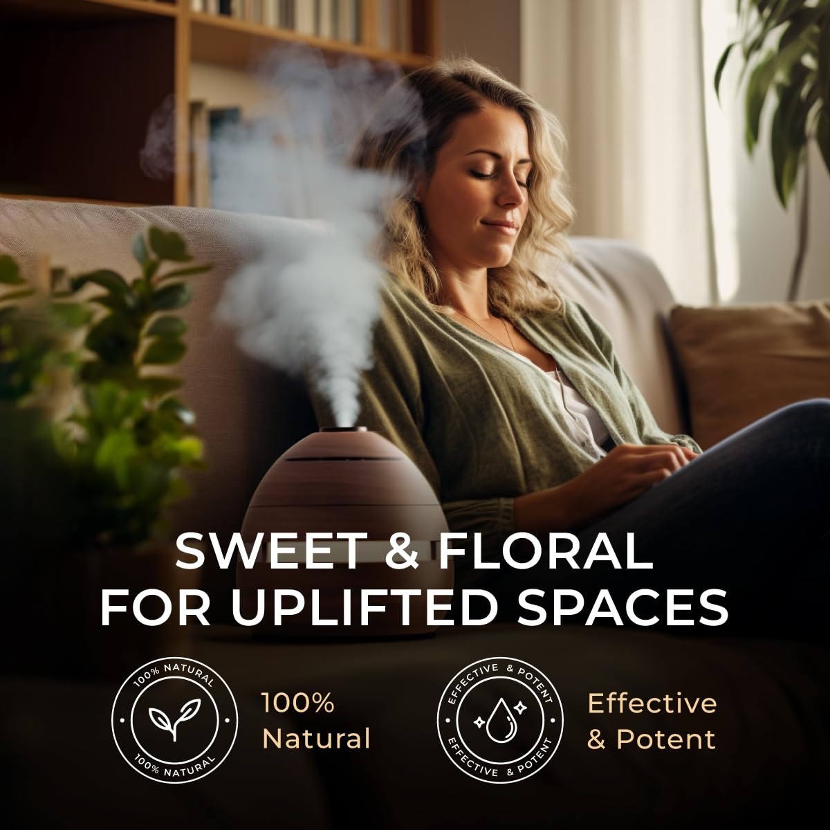 Gya Labs 100% Pure Roman Chamomile Essential Oil - 0.34 Fl Oz Natural Aromatherapy Oil for Skin, Hair & Face Care | Diffuser, Massage, Candle Making & Relaxation Scent | Stress Relief & Sleep Aid
