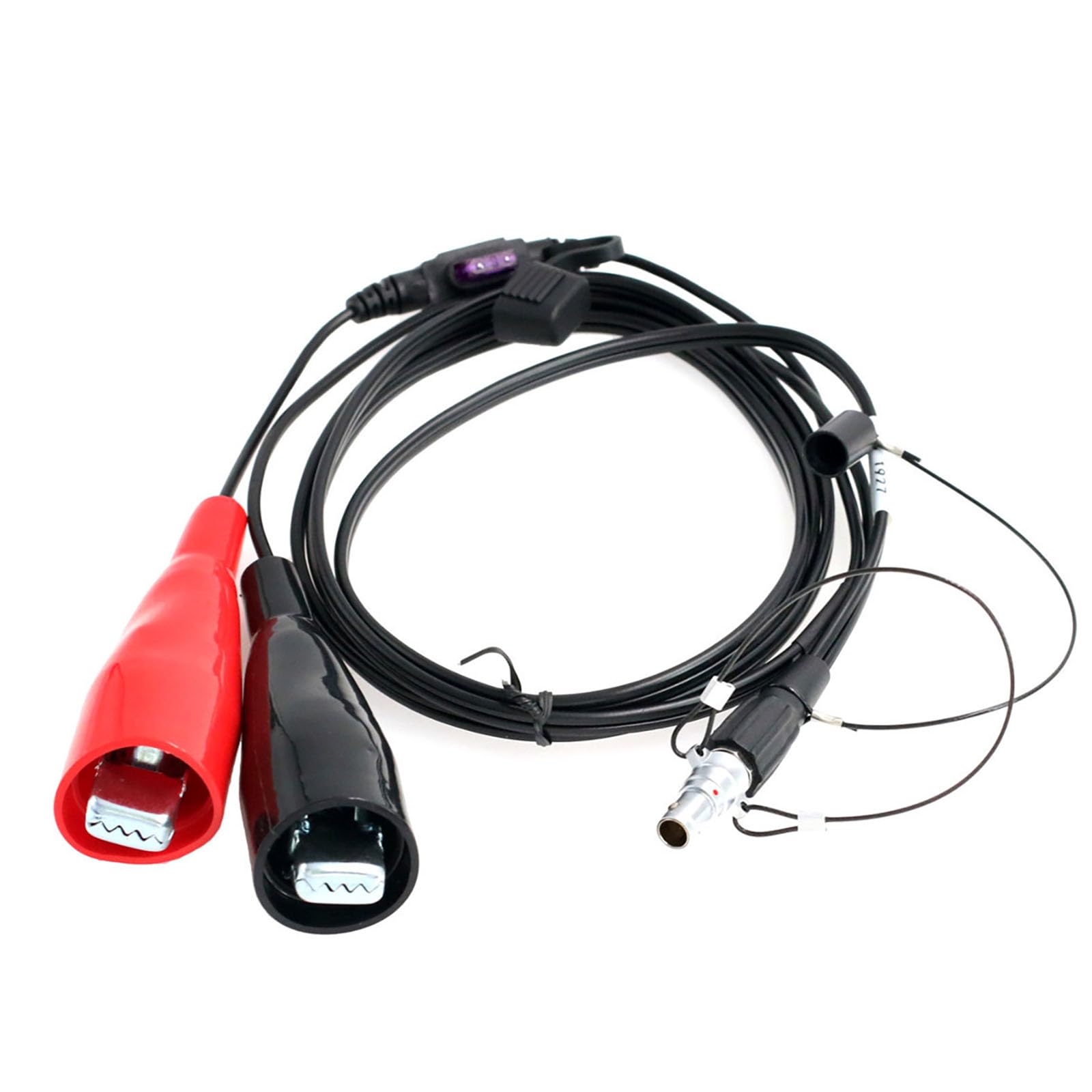HangTon 12V Power Cable for Trimble R7 R8 R9 R10 R12 5700 5800 SPS985 GPS RTK GNSS Receiver - 7 Pin to Clips - Perfect for Surveying, Construction & Precision Agriculture Equipment Power Supply