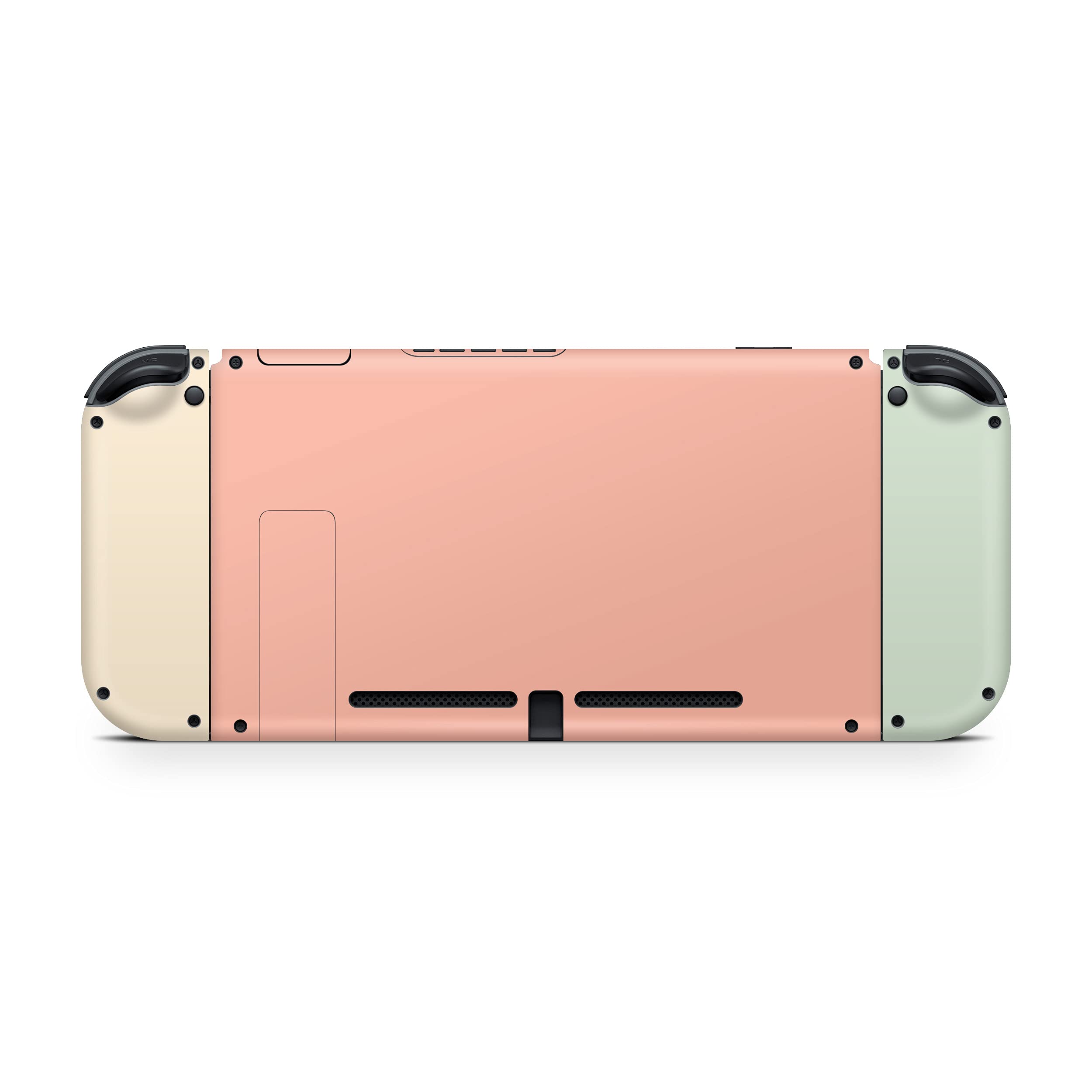 Pastel Classic Nintendo Switch Skin Wrap Cover - Premium 3M Vinyl Full Wrap Decal with Color Blocking Design | Compatible with Nintendo Switch Console | Perfect for Gaming Protection and Personalization