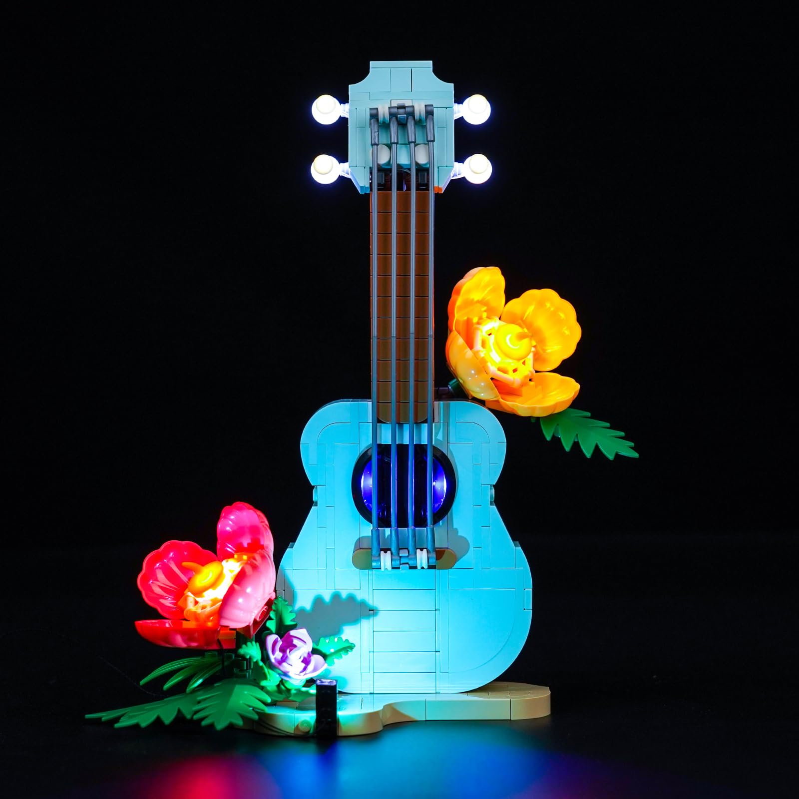 LED Lighting Kit for Lego 31156 Tropical Ukulele (Model Not Included) - Decorative Light Set for Tropical Ukulele Creative Toy - Perfect for DIY Lego Displays, Nighttime Room Decor, and Gift Giving