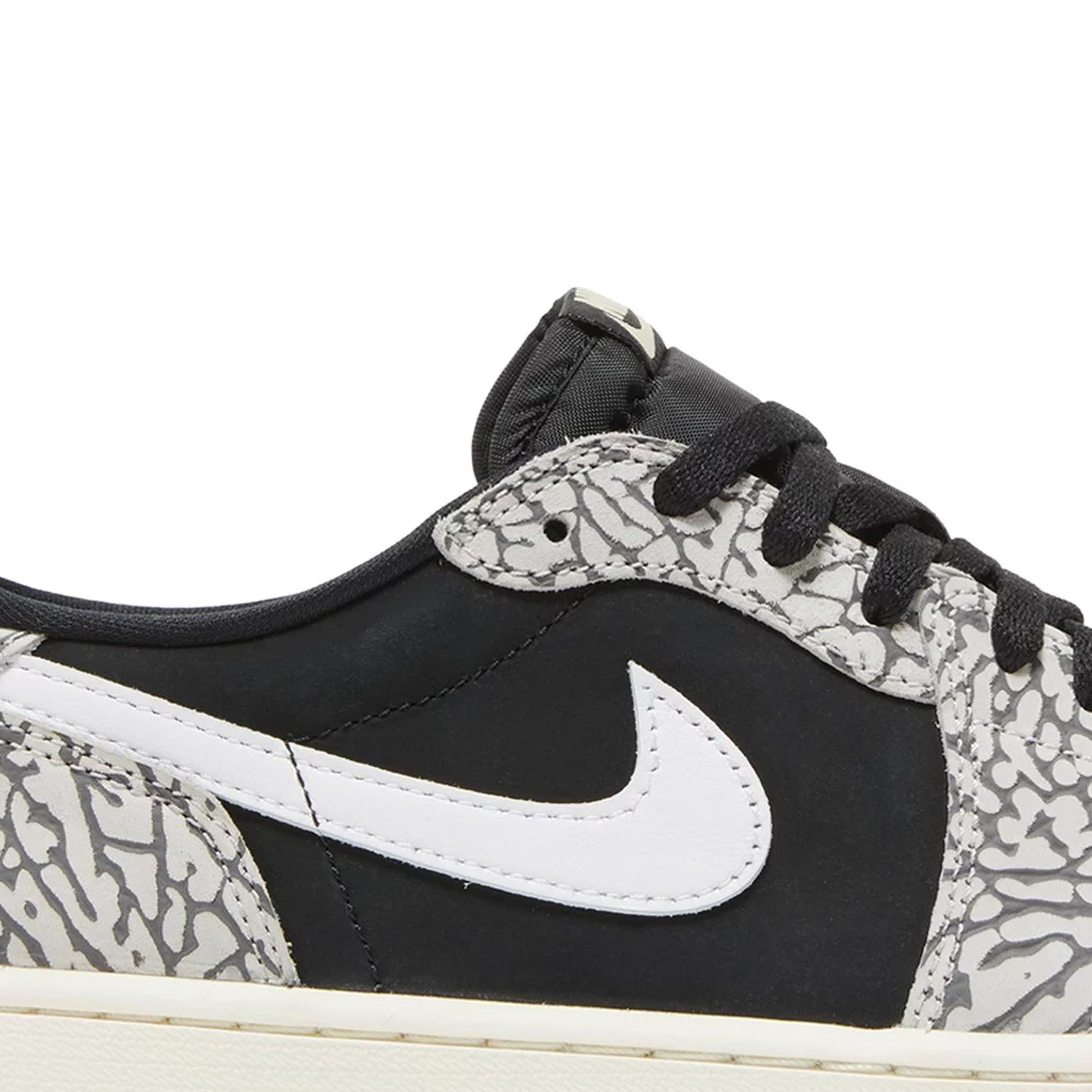 Air Jordan 1 Retro Low OG 'Black Cement' GS Sneakers - Classic Basketball Shoes for Women & Girls - Perfect for Streetwear, Gym & Casual Outfits