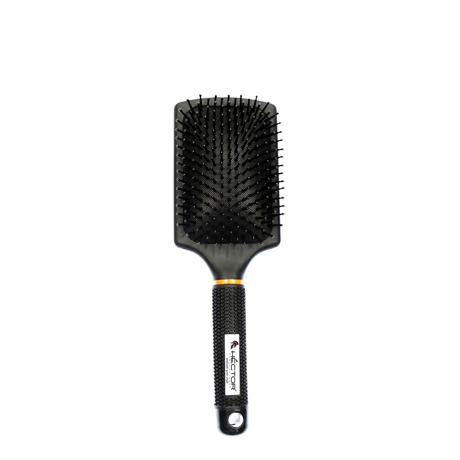 Hector Professional Paddle Hair Brush for Smoothing & Detangling - Salon Quality Styling Tool for Home & Professional Use - Perfect for Wet/Dry Hair Styling & Blowouts