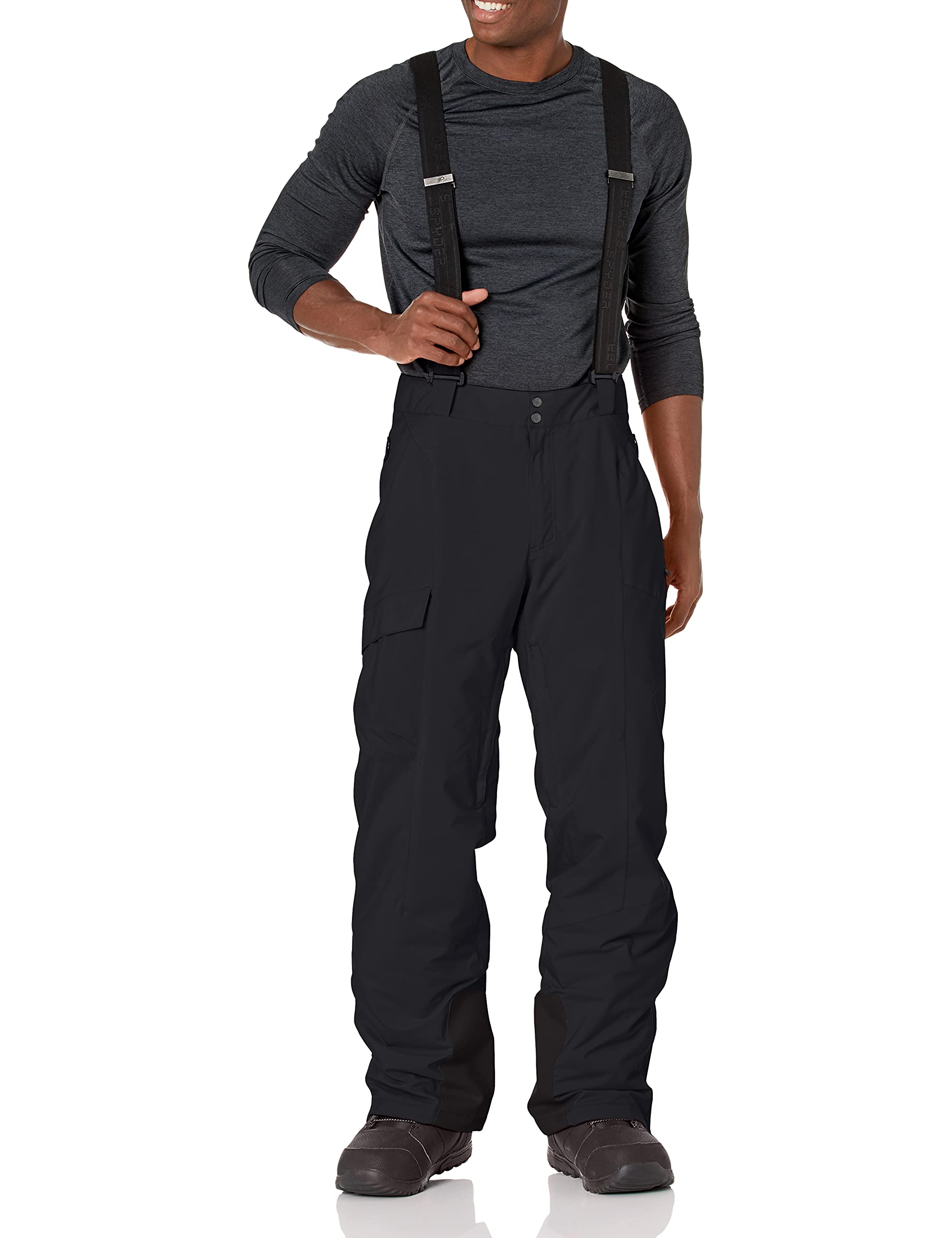 Spyder Men's Straight Fit Ski Pants - Waterproof, Insulated Winter Snow Pants for Skiing, Snowboarding & Outdoor Activities
