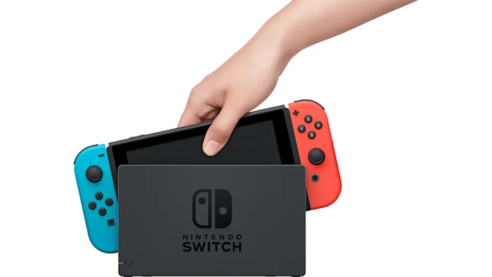 Nintendo Switch Console - Portable Gaming System with Joy-Con Controllers, HD Display & Online Play - Perfect for Home, Travel & Multiplayer Gaming