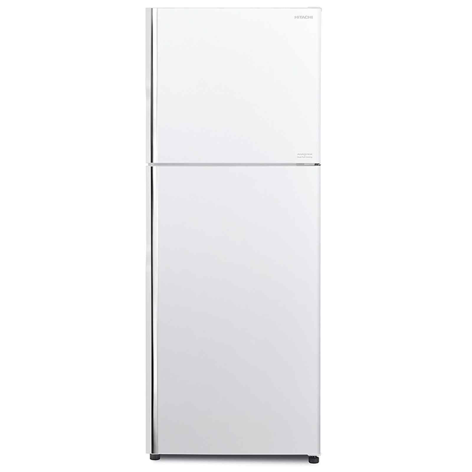 Hitachi 366L 2-Door Refrigerator R-VX450PMS9 PWH - Energy Efficient Fridge for Home, RV & Small Spaces - Perfect for Kitchens, Garages & Camping Trips