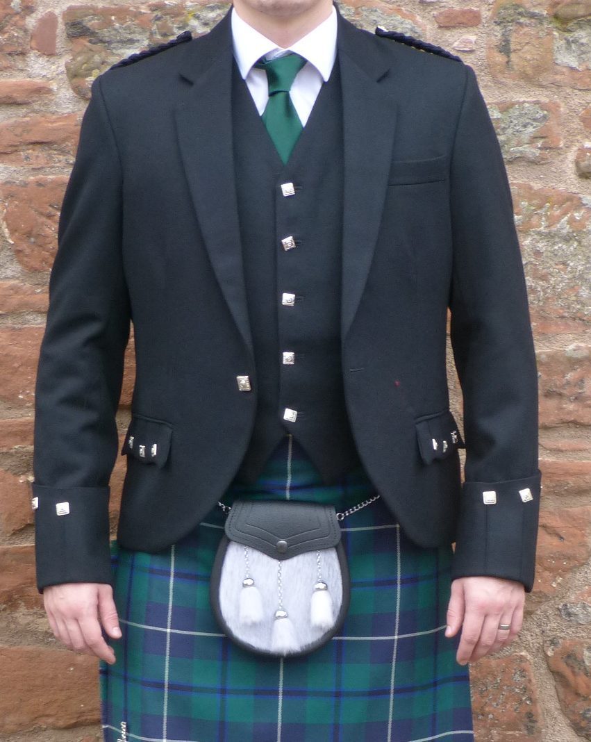 Argyll Jacket & Vest for Men - Classic Scottish Tartan Style Coat & Waistcoat Set - Perfect for Weddings, Formal Events & Highland Outfits