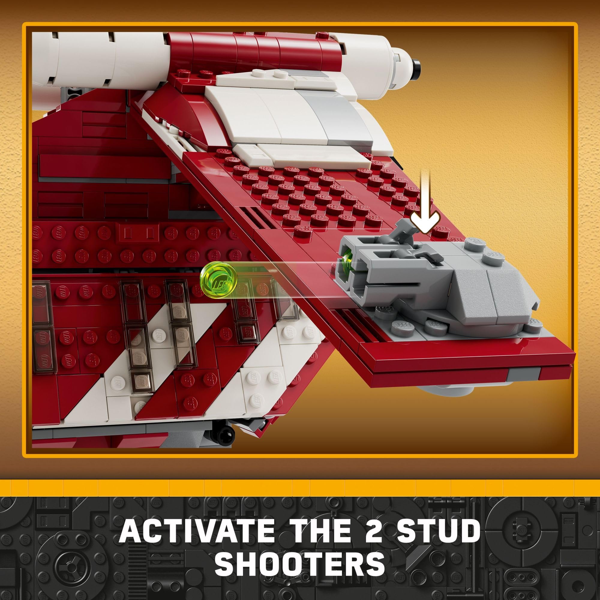 LEGO Star Wars: The Clone Wars Coruscant Guard Gunship 75354 Building Kit | Star Wars Toy for Kids Ages 9+ | Includes Chancellor Palpatine, Padme & 3 Clone Trooper Minifigures | Perfect Gift for Star Wars Fans | Great for Playtime, Collecting & Display