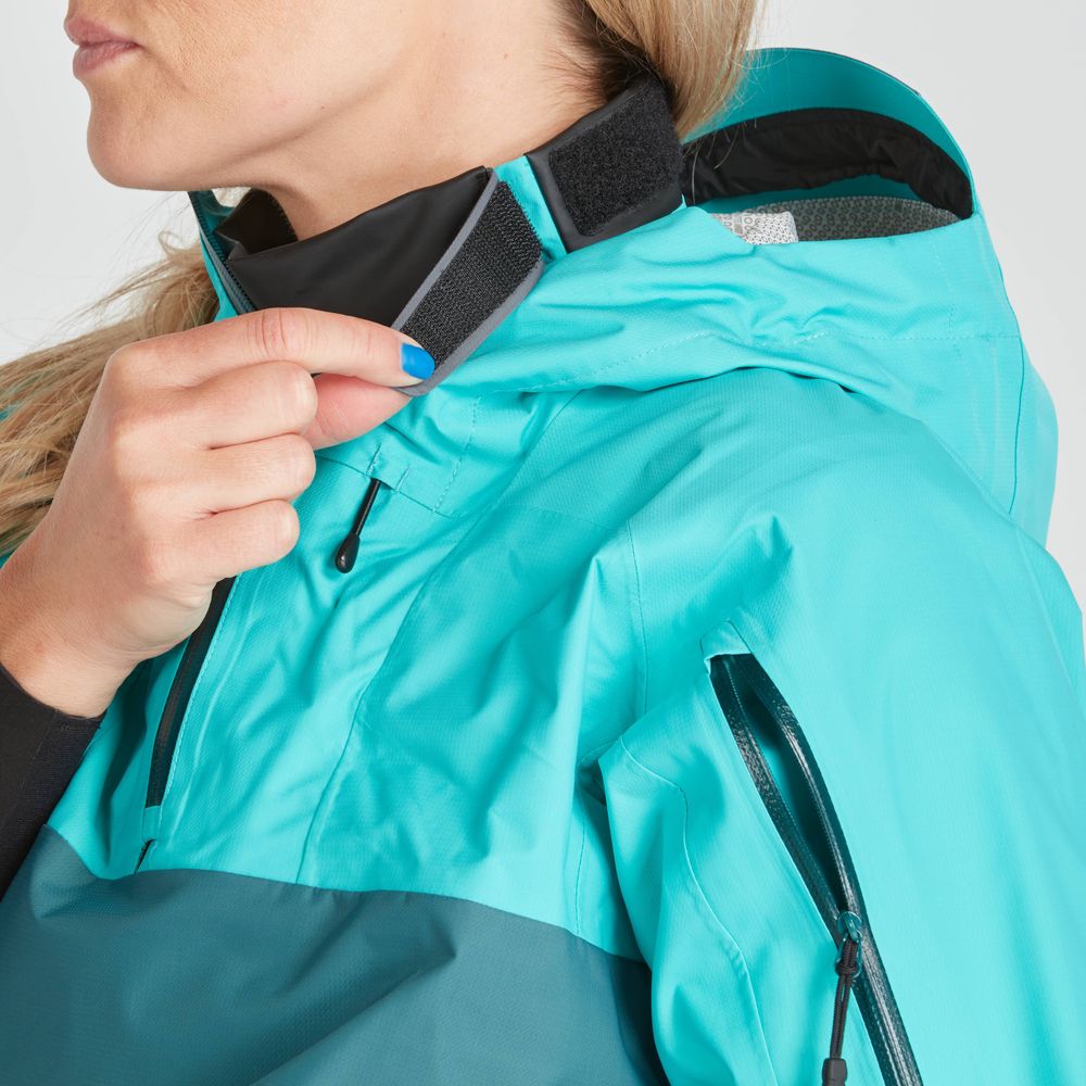 NRS Riptide Women's Waterproof Paddling Jacket - Lightweight & Breathable for Kayaking, Canoeing & Stand-Up Paddleboarding (Closeout)