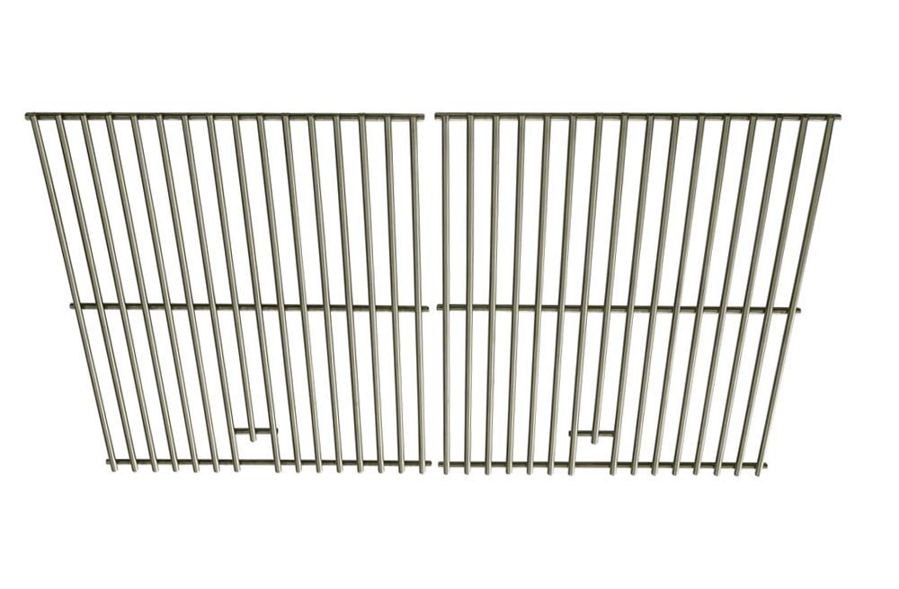 Broil King Connoisseur Stainless Steel Cooking Grates - Set of 2 (Fits Crown 10/20/40/70/90 & Signet 90 Models) | Durable BBQ Replacement Grills for Outdoor Grilling, Backyard Cookouts & Patio Entertaining