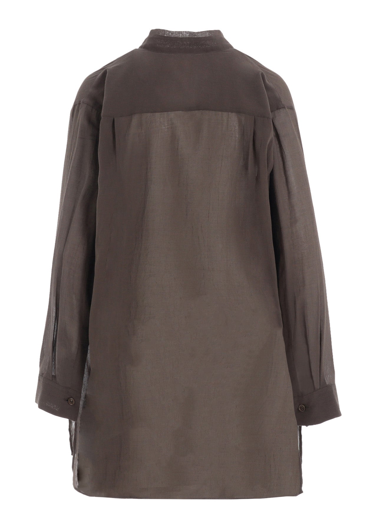 Soft Cotton Chiffon Right Front Double Layer Shirt for Women - Elegant & Breathable Blouse for Work, Date, and Casual Outfits