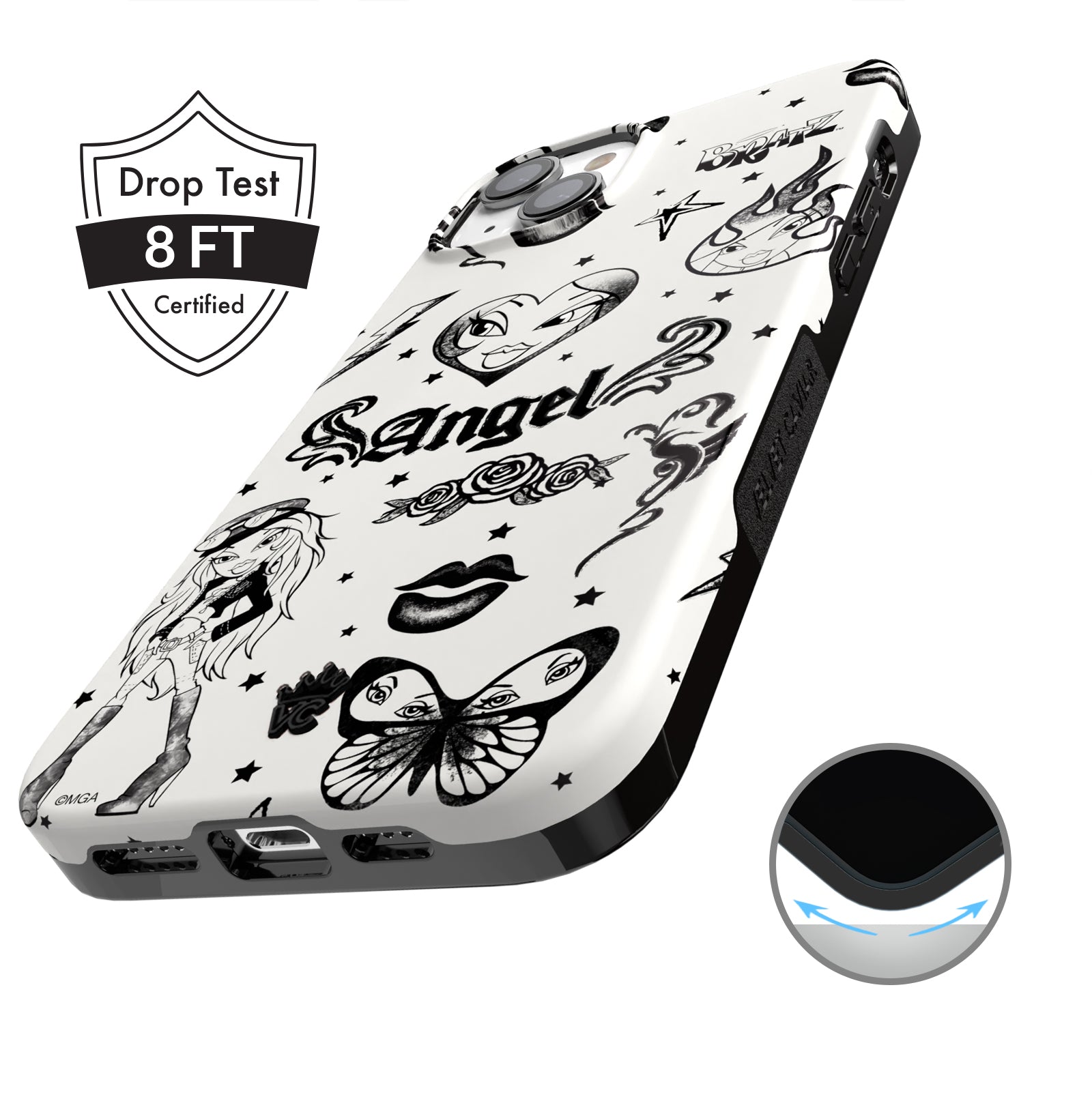 Bratz Inked iPhone Case - Stylish Protective Phone Cover for Bratz Fans | Perfect for Everyday Use, School & Travel