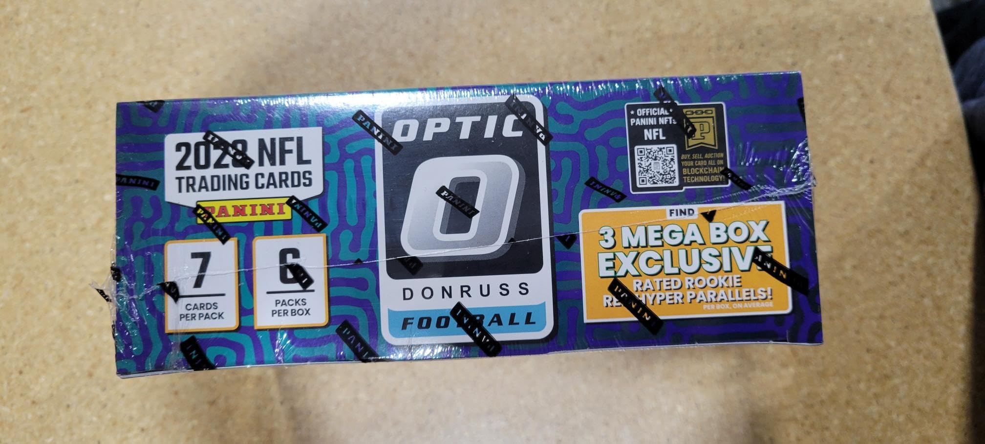 2023 Panini Donruss Optic Football Hobby Trading Card Mega Box with Red Hyper Parallels - Collectible NFL Trading Cards for Sports Fans & Card Collectors - Perfect for Gifts, Investments, and Game Day Memorabilia