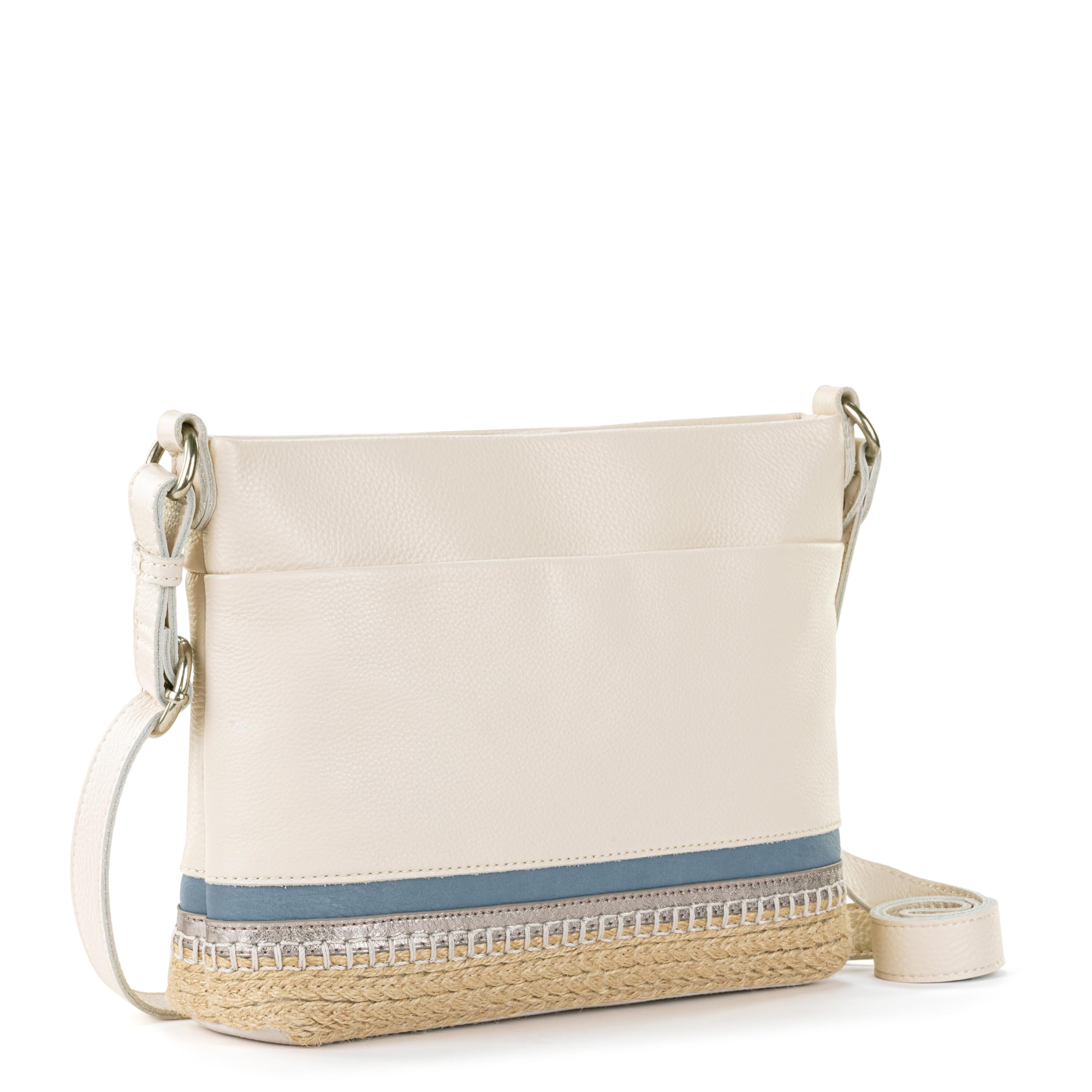 The Sak Melrose Leather Crossbody Purse for Women - Premium Genuine Leather Handbag with Zipper Closure & Adjustable Strap - Stylish Everyday & Travel Shoulder Bag - Perfect for Work, Shopping, and Date Nights