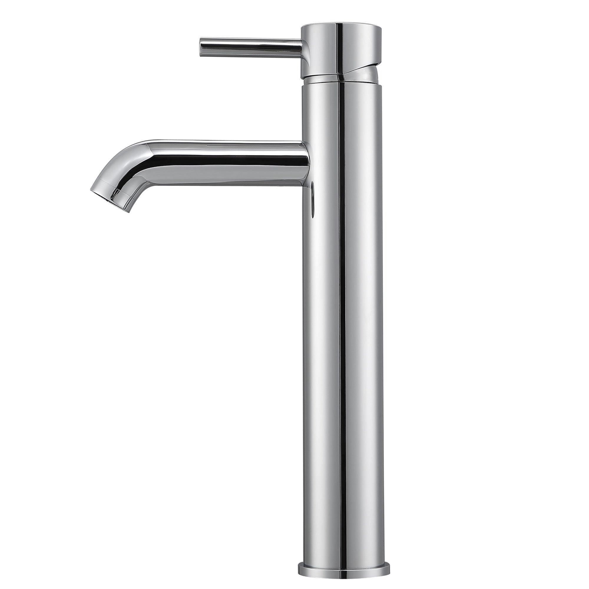 Ancona Argenta Chrome Vessel Bathroom Faucet - Modern Single Hole Bath Sink Faucet for Vessel Sinks, Perfect for Bathroom Vanity and Powder Room Decor