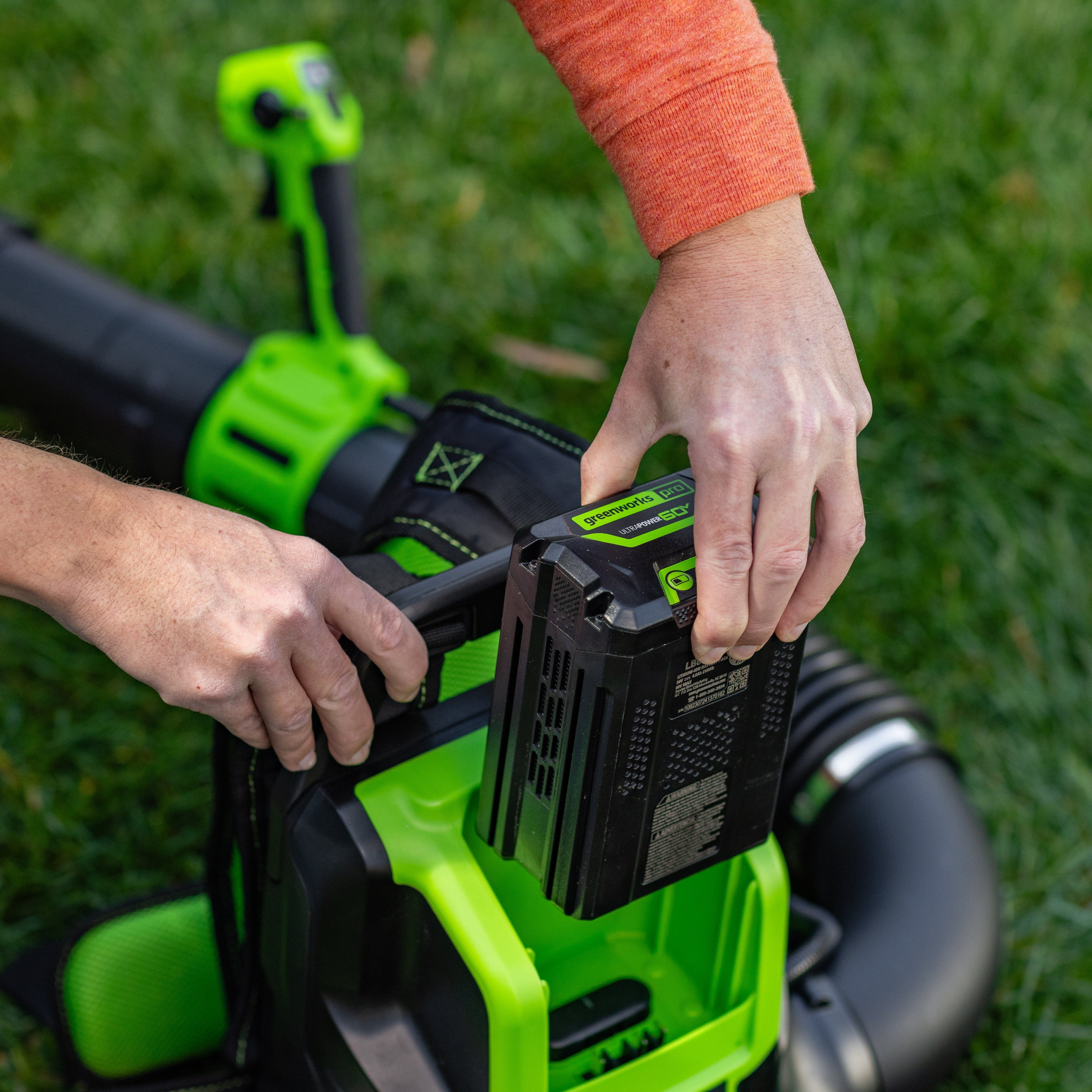 80V 800 CFM Cordless Battery Backpack Leaf Blower with 4.0Ah Battery & Fast Charger - Powerful Yard Cleanup for Leaves, Grass Clippings & Debris