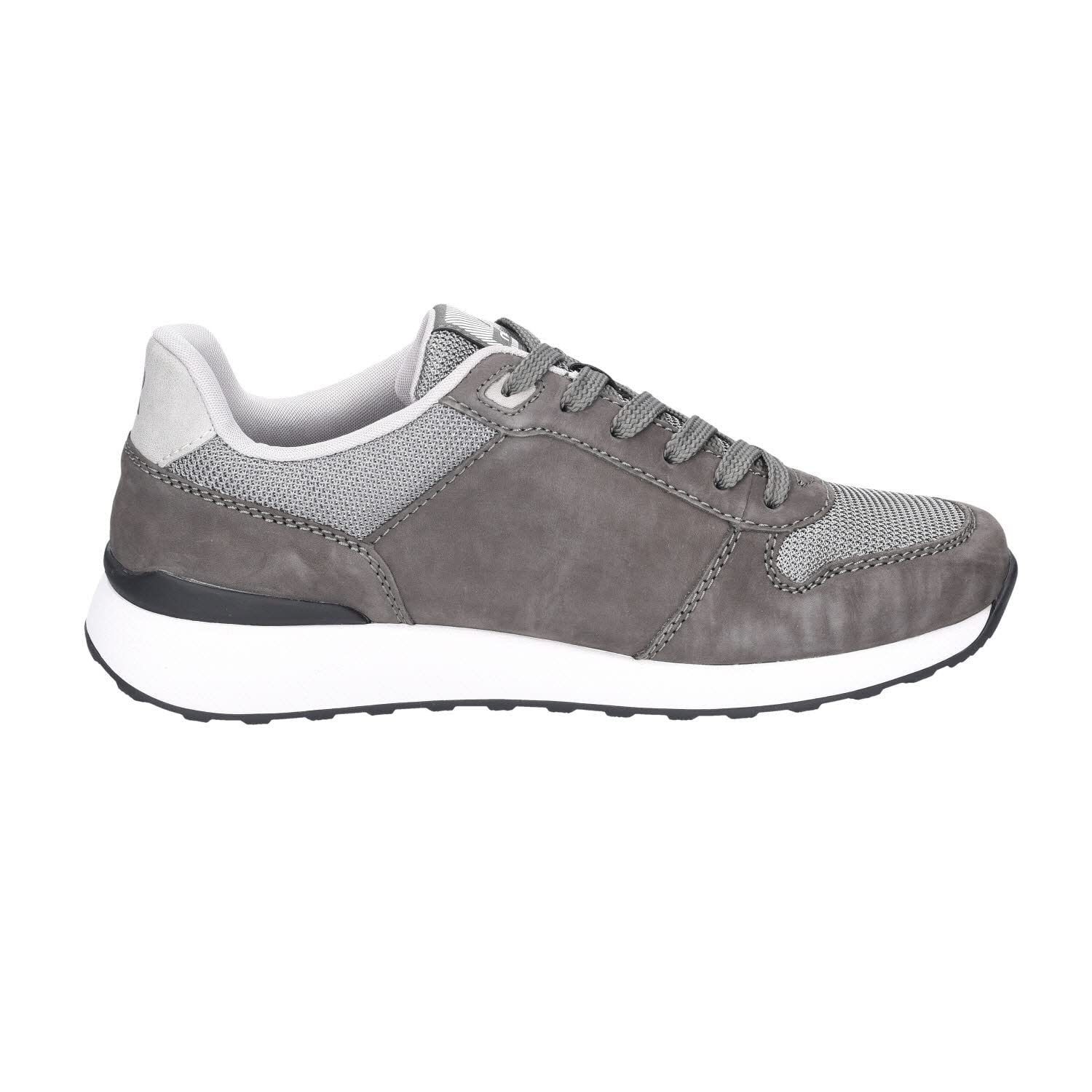 Rieker Men's FSK Low Top Casual Shoes - Light Grey, Size 9 | Comfortable Walking & Everyday Wear for Men