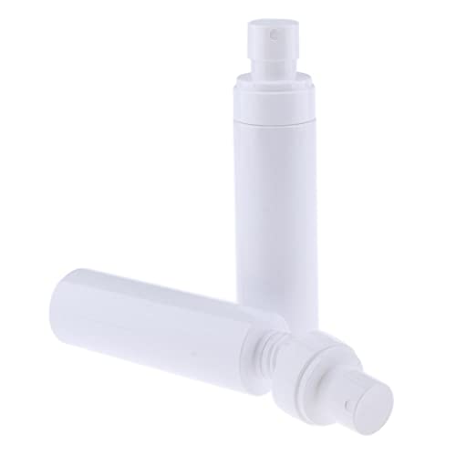 6-Pack 120ml PET Fine Mist Spray Bottles - Refillable Empty Water Sprayer for Hair, Plants & Cleaning (White) - Perfect for Travel, Salon & Home Use