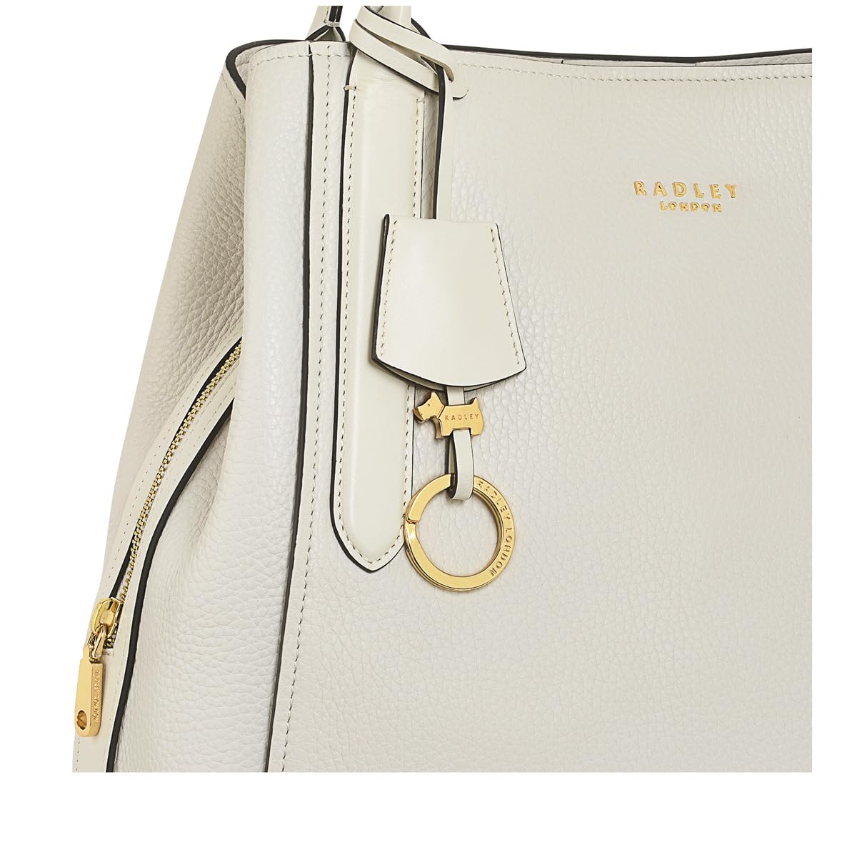 RADLEY London Baylis Road 2.0 Women's Medium Leather Shoulder Bag - Chalk White | Stylish Crossbody Purse for Work, Travel & Everyday Use