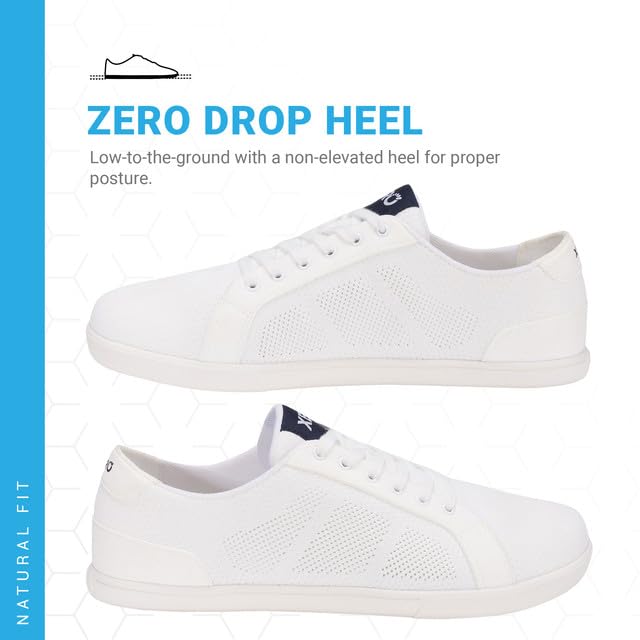 Xero Shoes Dillon Classic - Lightweight & Breathable Men's Casual Sneakers | Comfortable Walking Shoes for Travel, Work & Everyday Wear