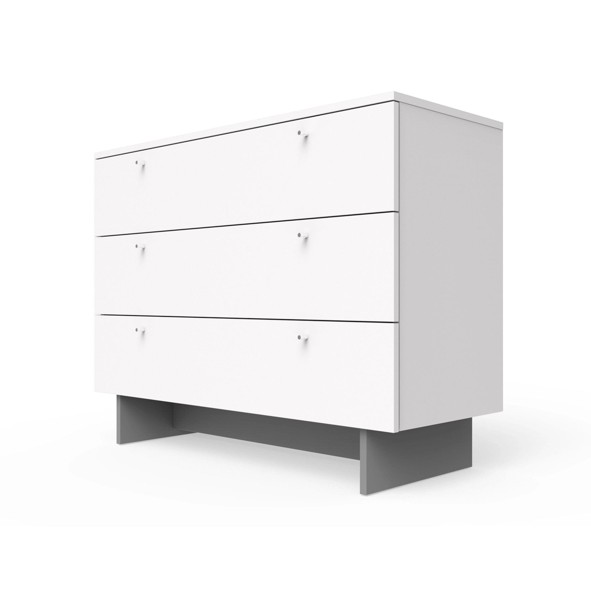 Spot On Square Roh Dresser 45 Inch Wide - Modern Minimalist Bedroom Dresser with 6 Drawers, White Finish - Perfect for Bedroom Storage, Closet Organization & Home Decor