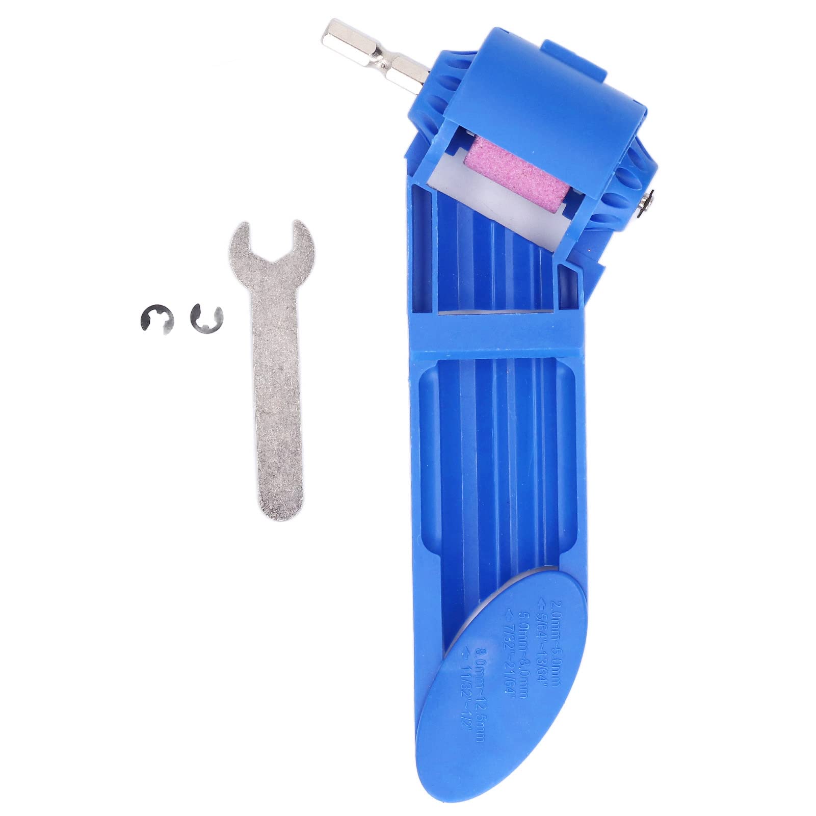 Diamond Drill Bit Sharpener - Portable Tool for Sharpening Drill Bits, Blades & Stones (Blue) | Perfect for DIY Projects, Woodworking & Metalworking
