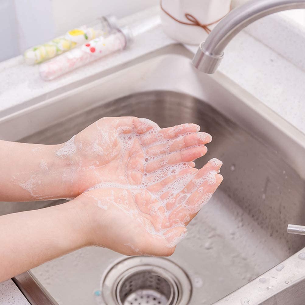 Portable Paper Soap Bottle for Hand Washing - Multi-Design Travel Soap Sheets (Pack of 6) | Eco-Friendly, Soft Bath Solution for Camping, Hiking & On-the-Go Hygiene