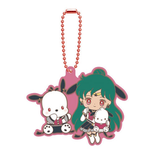 Sailor Moon Cosmos x Sanrio Rubber Mascot Keychain - Cute Anime Collectible 2-Inch Figure - Perfect for Bags, Keys & Cosplay Accessories