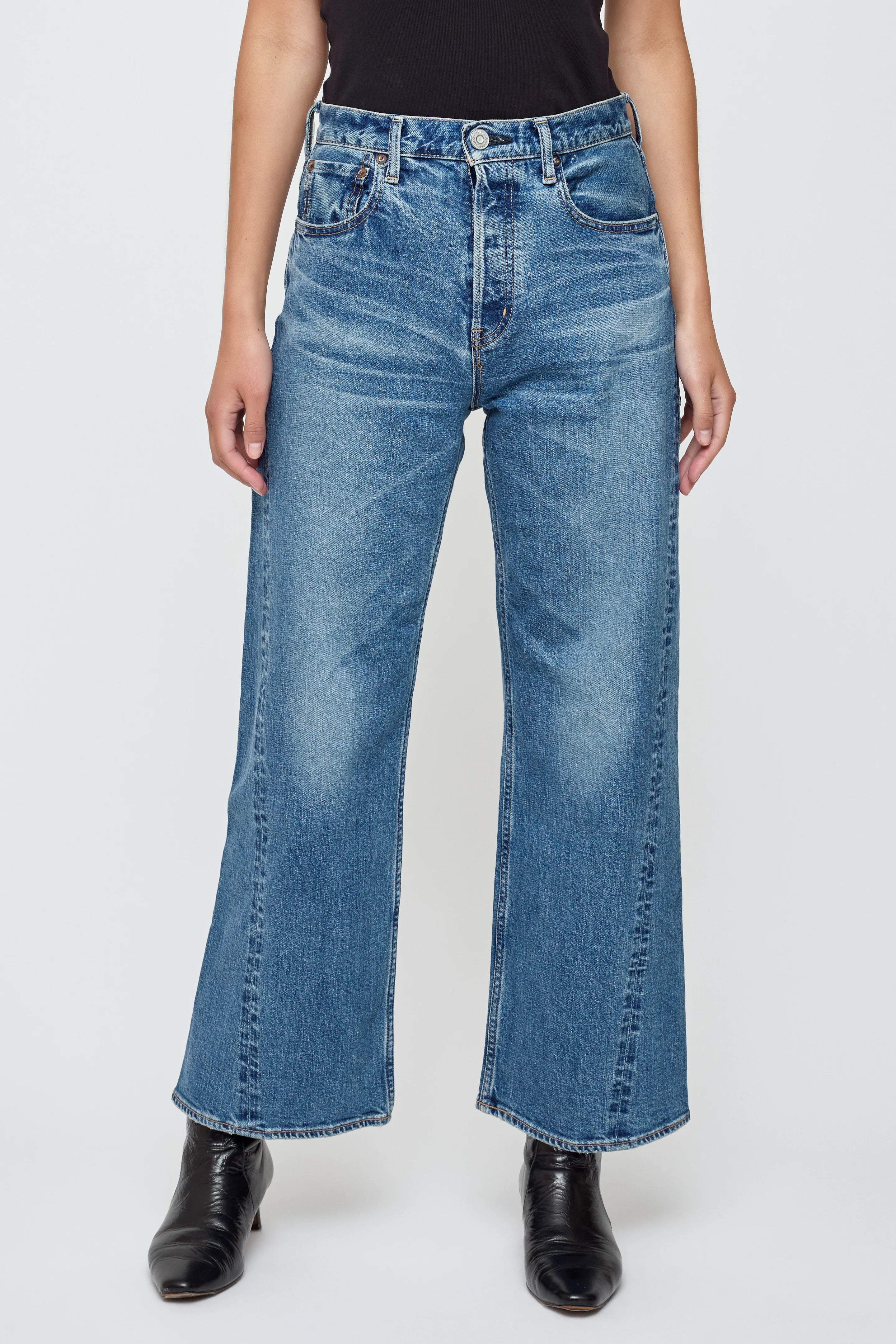 Vintage Salisbury Wide Leg Pants for Women - High Waisted Loose Fit Casual Trousers | Perfect for Office, Travel & Everyday Wear