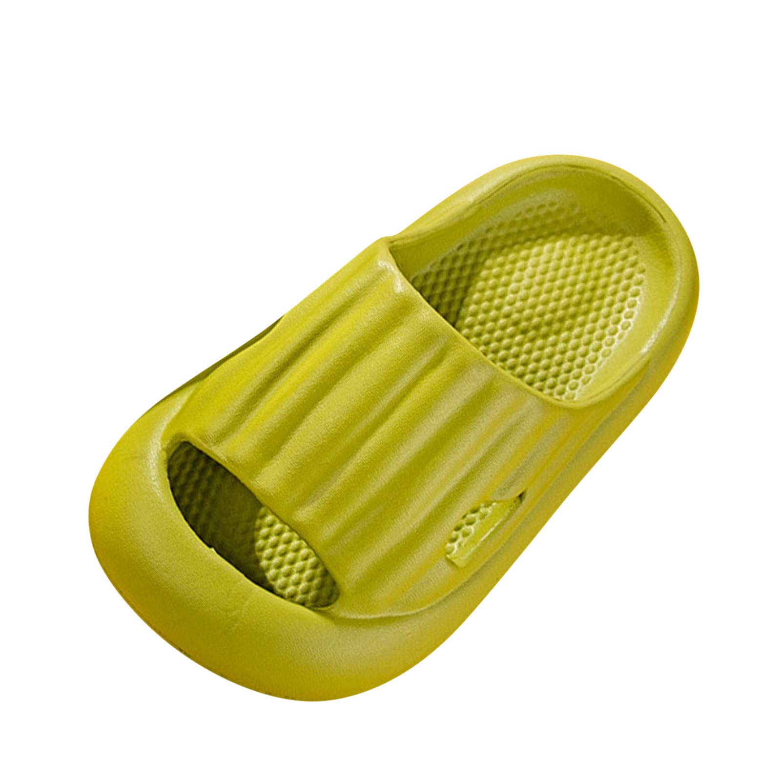 **Baby Boys & Girls Slides Slippers - EVA Thick Sole Shower Bathroom Sandals for Toddlers - First Walkers Non-Slip Walking Shoes for Indoor & Outdoor Play**