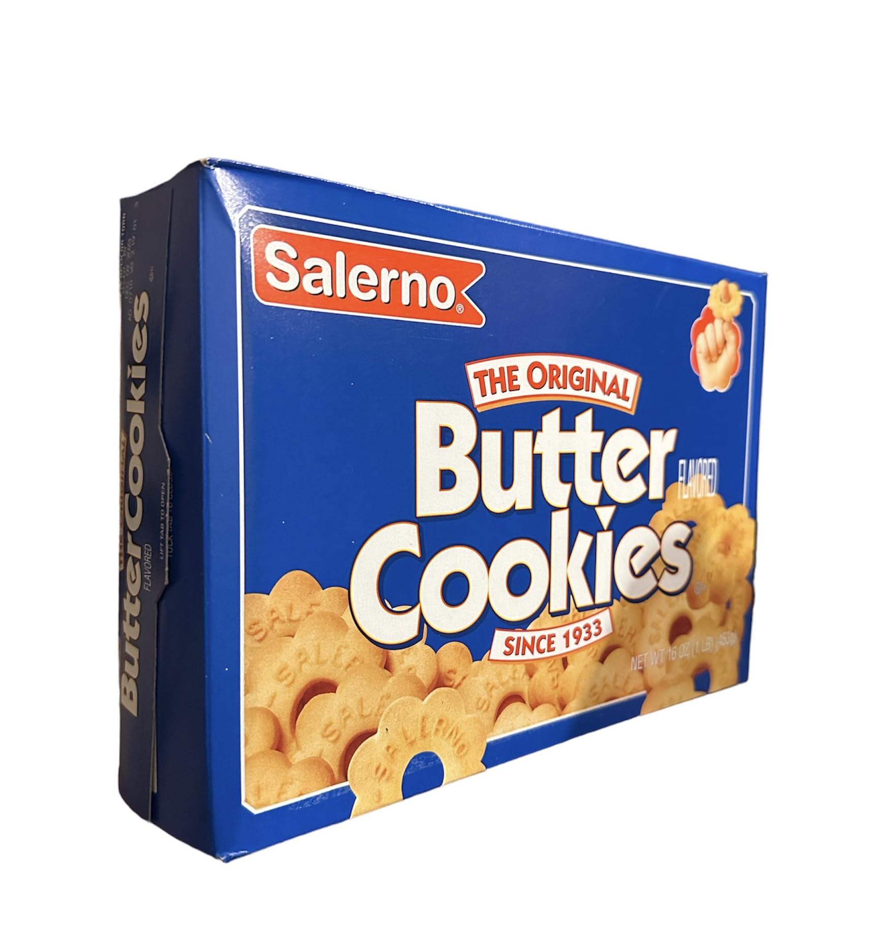 Salerno Butter Cookies - 2 Pack (16 Oz Each) | Delicious Snacks for Parties, Gifts & Office Treats | Premium Munchie Box Curations