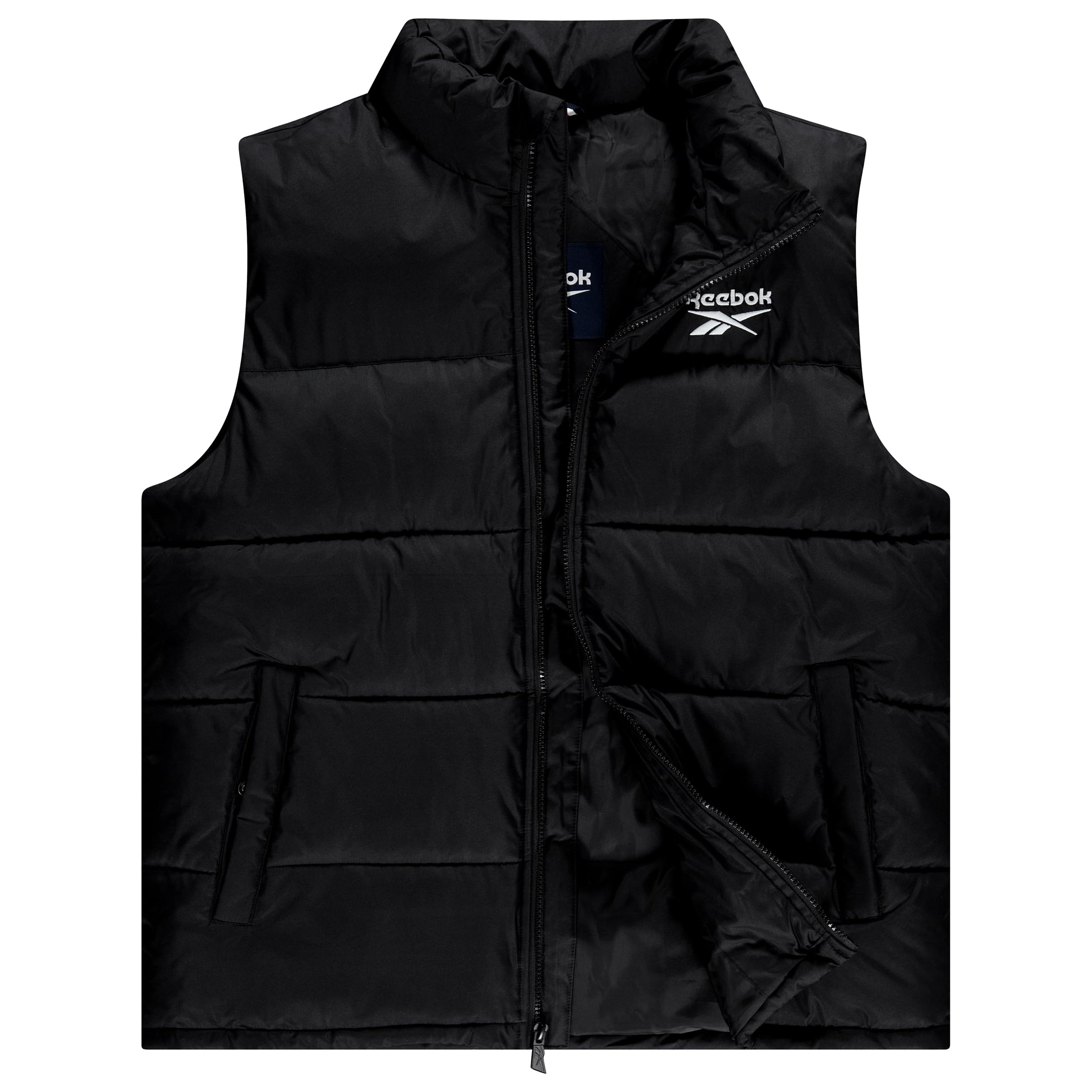 Reebok Men's Lightweight Down Alternative Puffer Vest - Winter Warmth & Comfort - Ideal for Outdoor Activities, Hiking, and Casual Wear