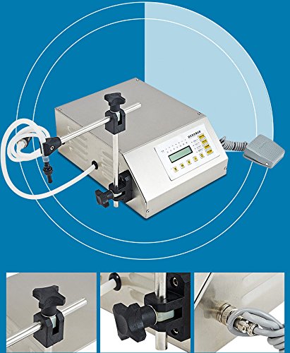 Automatic Digital Liquid Filling Machine for Beverages, Water, Milk & Oil - 5-3500ml Precision Bottle/Vial Filler with LCD Display | Perfect for Small Business, Homebrew & DIY Cosmetic Production