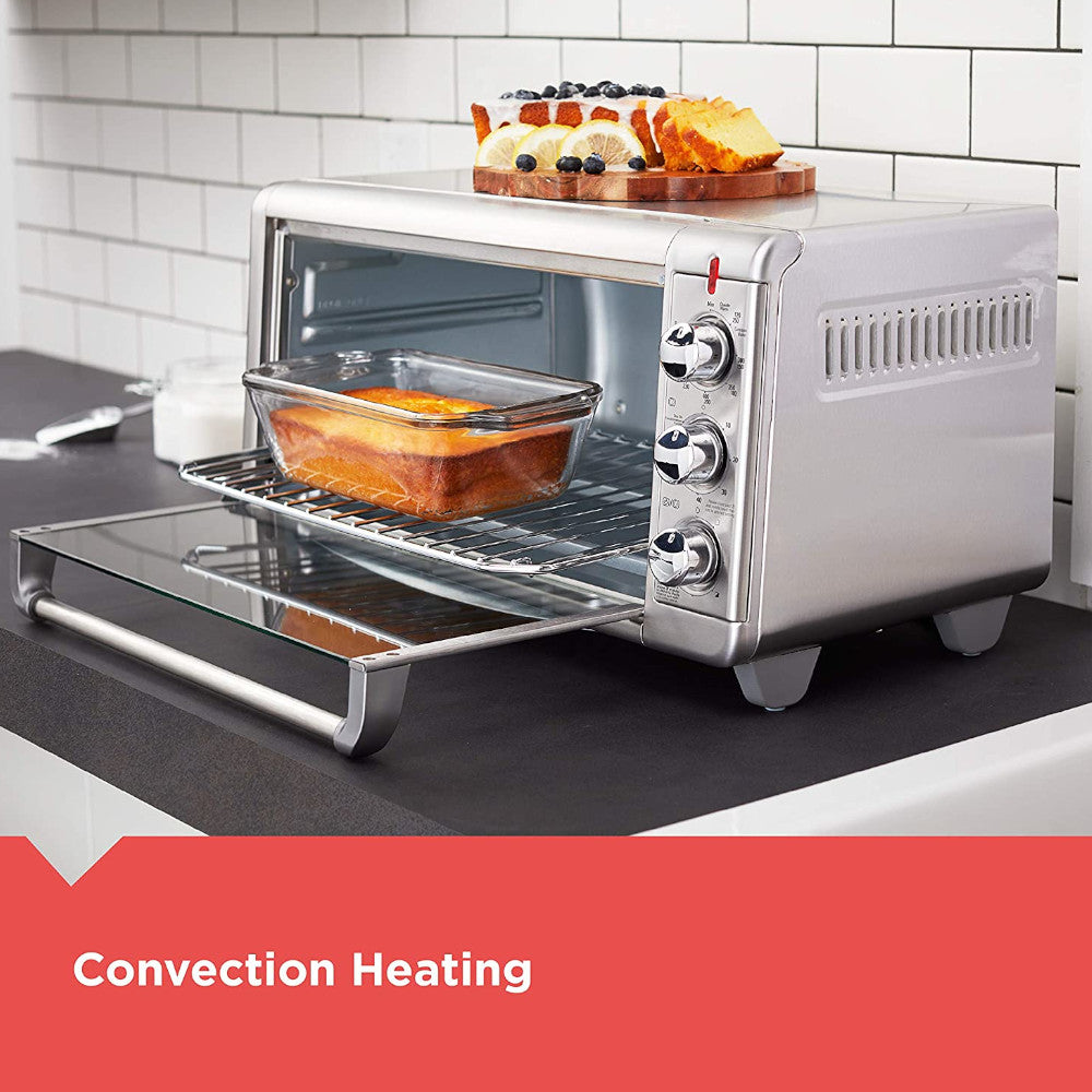 BLACK+DECKER Crisp ‘N Bake Air Fry Toaster Oven, 8-Slice Capacity, Extra Wide, Countertop Convection Oven with Air Fryer Function - Perfect for Baking, Roasting & Reheating (Model TO3265XSSC) - Blemished Packaging with Full Warranty - Ideal for Small Kitchens, Dorms & Apartments
