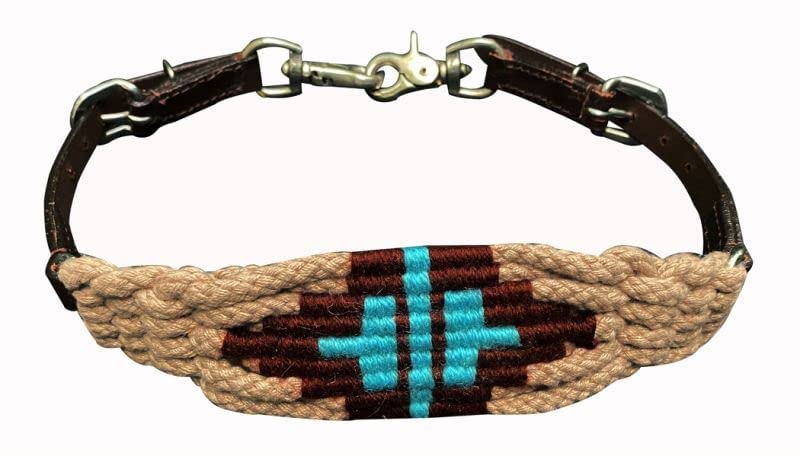 Showman Wool Blend Multi-Strand Wither Strap with Aztec Design - Equestrian Training Accessory for Horses - Perfect for Dressage, Jumping & Western Riding