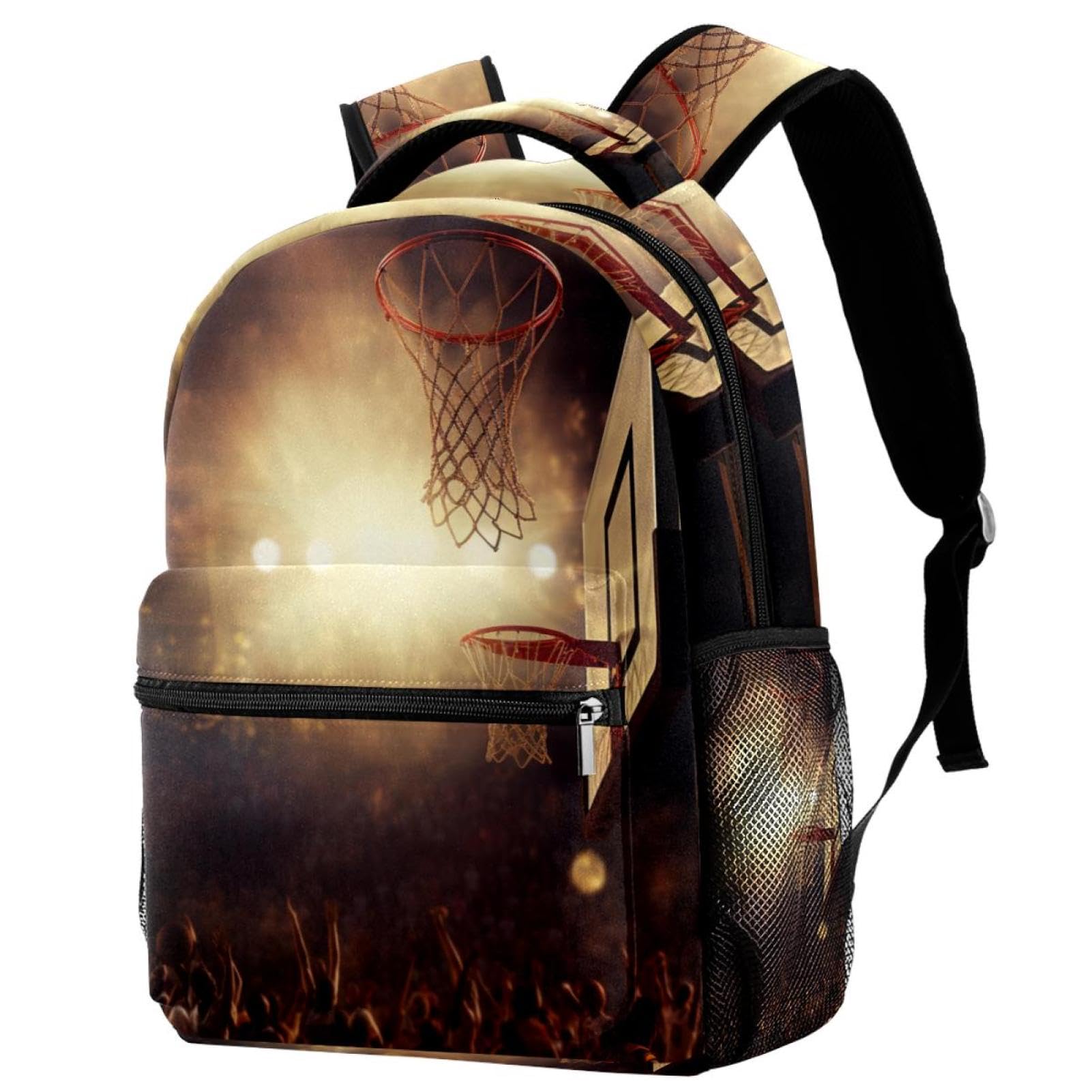 Best Travel Backpack for Women & Men - Durable Basketball Backpack with Hoop - Perfect for Gym, Sports & Outdoor Adventures