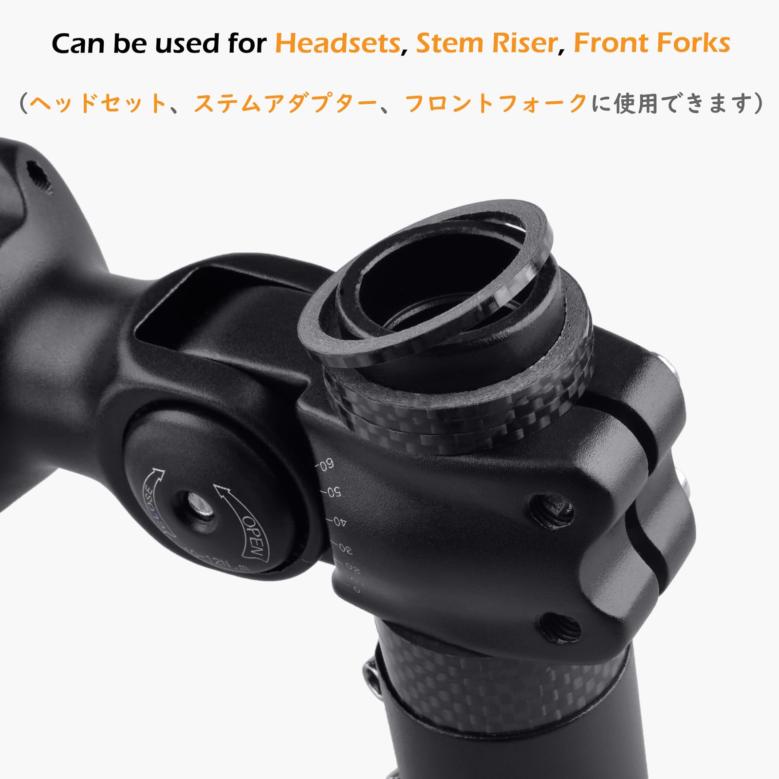 TRIWONDER Aluminum Alloy Bike Headset Spacer - Threadless Stem Spacer & Fork Washer for MTB, BMX, Mountain & Road Bikes - Lightweight & Durable Cycling Accessories for Smooth Rides on Trails & Streets