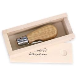 Premium French Oyster Knife - Stainless Steel Blade with Wooden Handle for Safe Shucking - Perfect for Seafood Lovers & Home Chefs (Great for Restaurants, Picnics & Beach Parties)