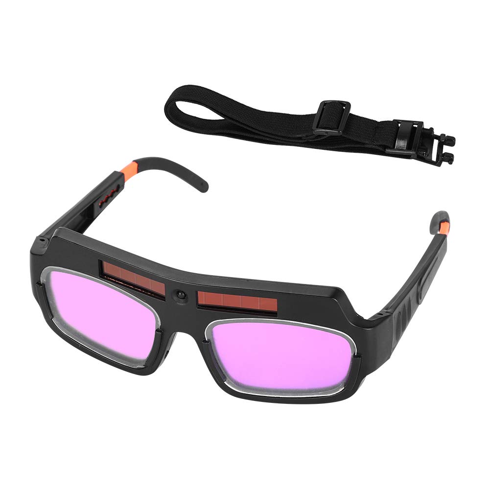 Ejoyous Auto Darkening Welding Goggles - Solar Powered LCD Safety Glasses with Adjustable Shade, Anti-Fog & Anti-Glare Protection - Ideal for MIG, TIG, Arc Welding & Metalwork Projects