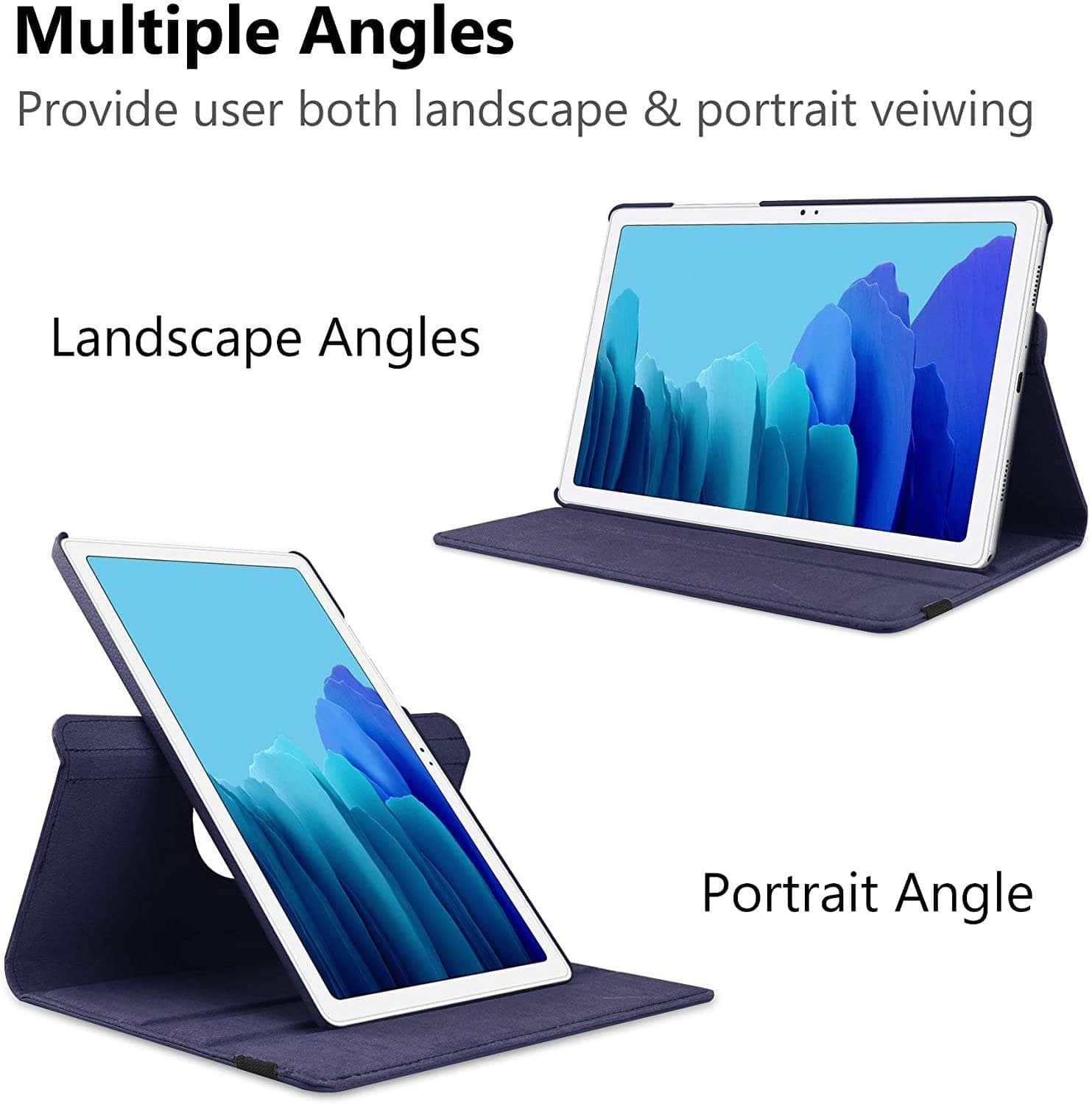 360° Rotating Stand Case for Samsung Galaxy Tab A7 Lite T220/T225 - Perfect for Reading, Watching Movies & Hands-Free Use