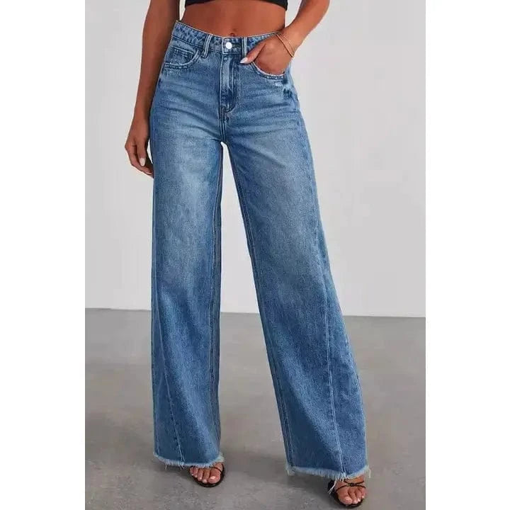 Best Women's High Waisted Wide Leg Jeans - Comfortable Stretch Denim Pants for Casual & Chic Outfits | Perfect for Work, Date Night & Everyday Wear