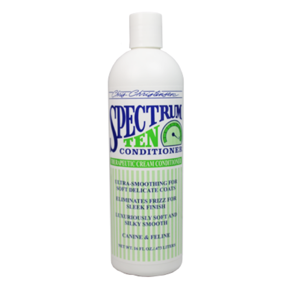 Spectrum Ten Soft & Smooth Coat Conditioner for Dogs - 3 Sizes (8oz, 16oz, 32oz) | Hydrating & Detangling Pet Grooming Solution | Perfect for Bath Time & Daily Coat Care