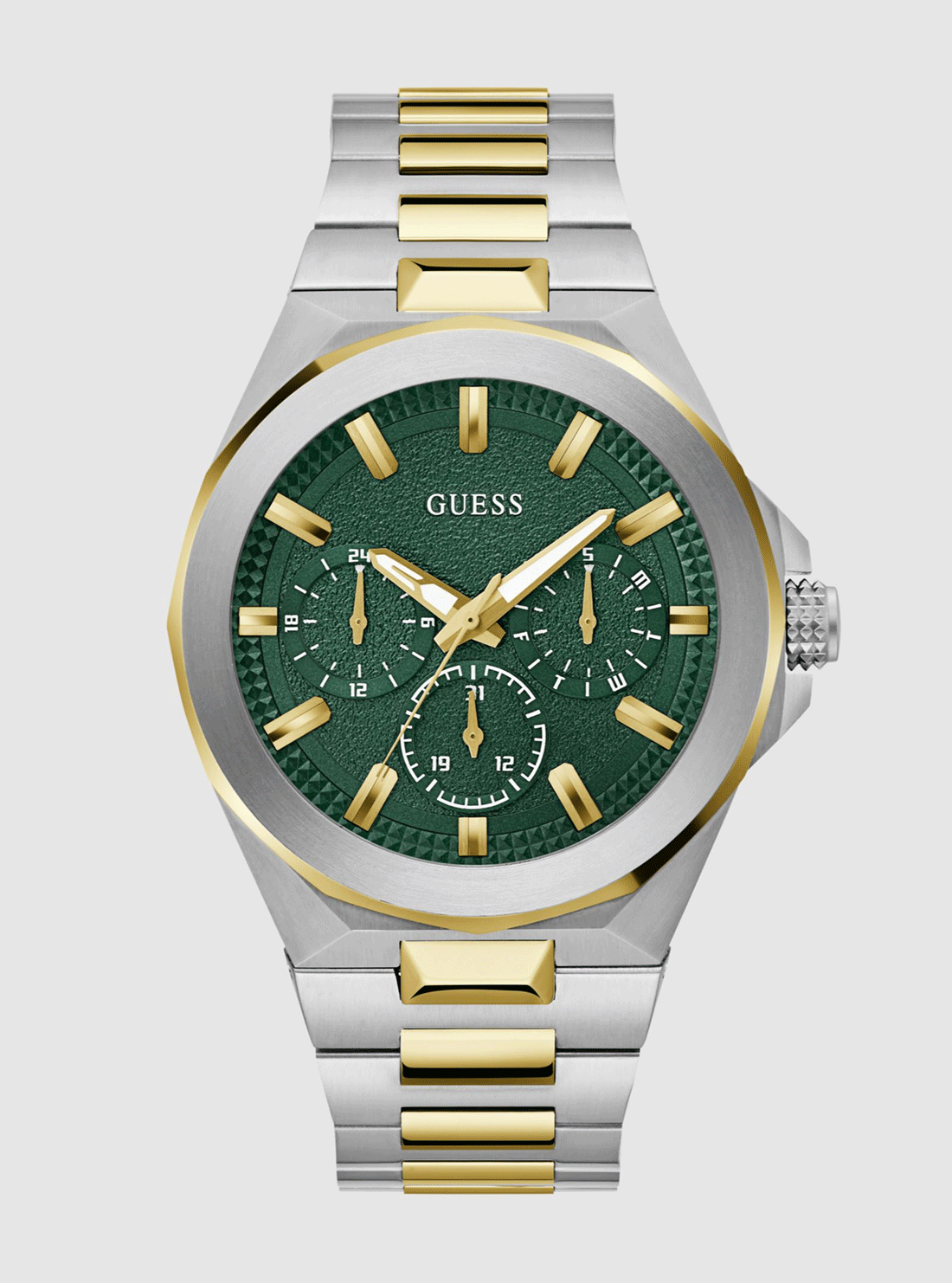 Stylish Gold & Silver Dashboard Link Watch for Men & Women - Luxury Bracelet Watch for Formal & Casual Wear - Perfect for Office, Parties & Everyday Use