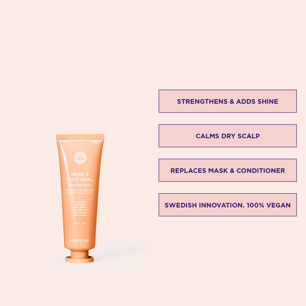Head & Hair Heal Booster Masque - Deep Conditioning Treatment for Damaged Hair - Perfect for Post-Color Care & Daily Hydration