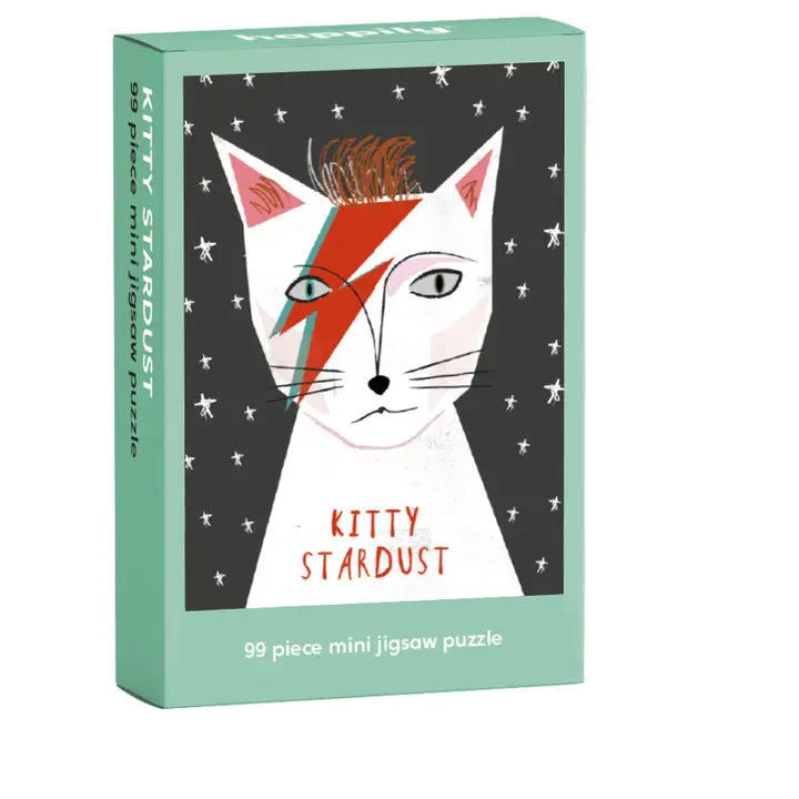 Kitty Stardust 99 Piece Mini Jigsaw Puzzle for Kids & Adults - Fun Educational Toy for Family Game Night, Birthday Gifts & Stress Relief Activities