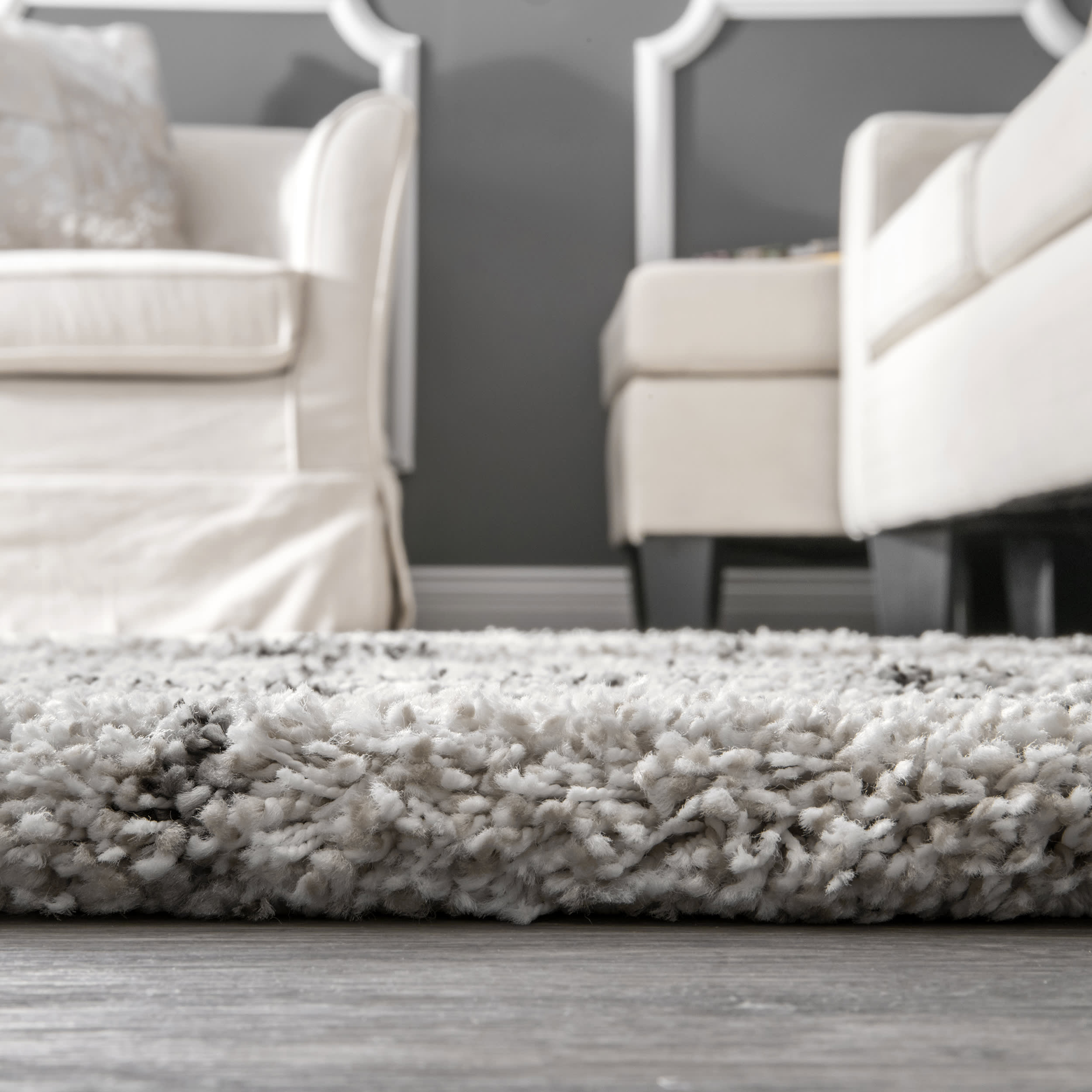 Luxury Diamond Tiles Area Rug - Ivory White Plush Soft Carpet for Living Room Bedroom Decor | Home Office Floor Mat, Wedding Gift, Housewarming Present