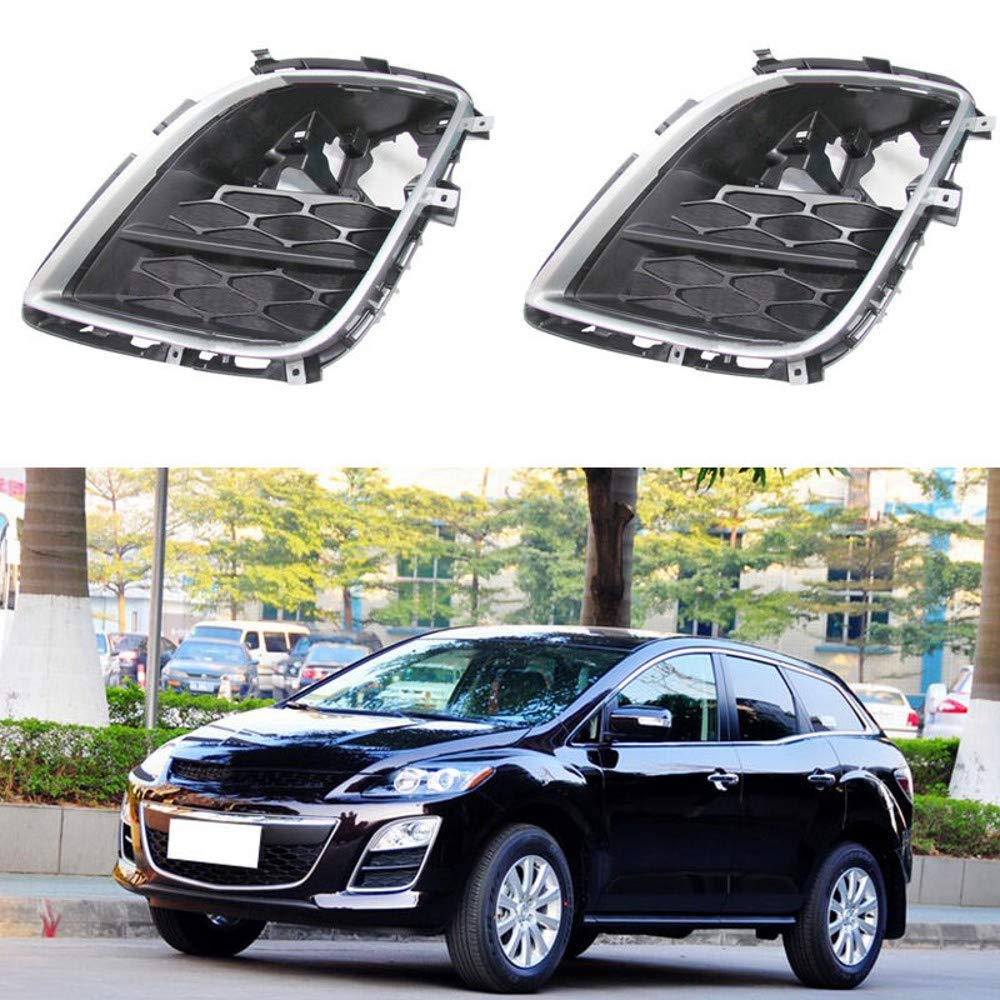 Replacement Front Driving/Fog Light Cover Grille Trim for Mazda CX-7 2009-2011 - Durable Protection & Enhanced Style for Off-Road & City Driving