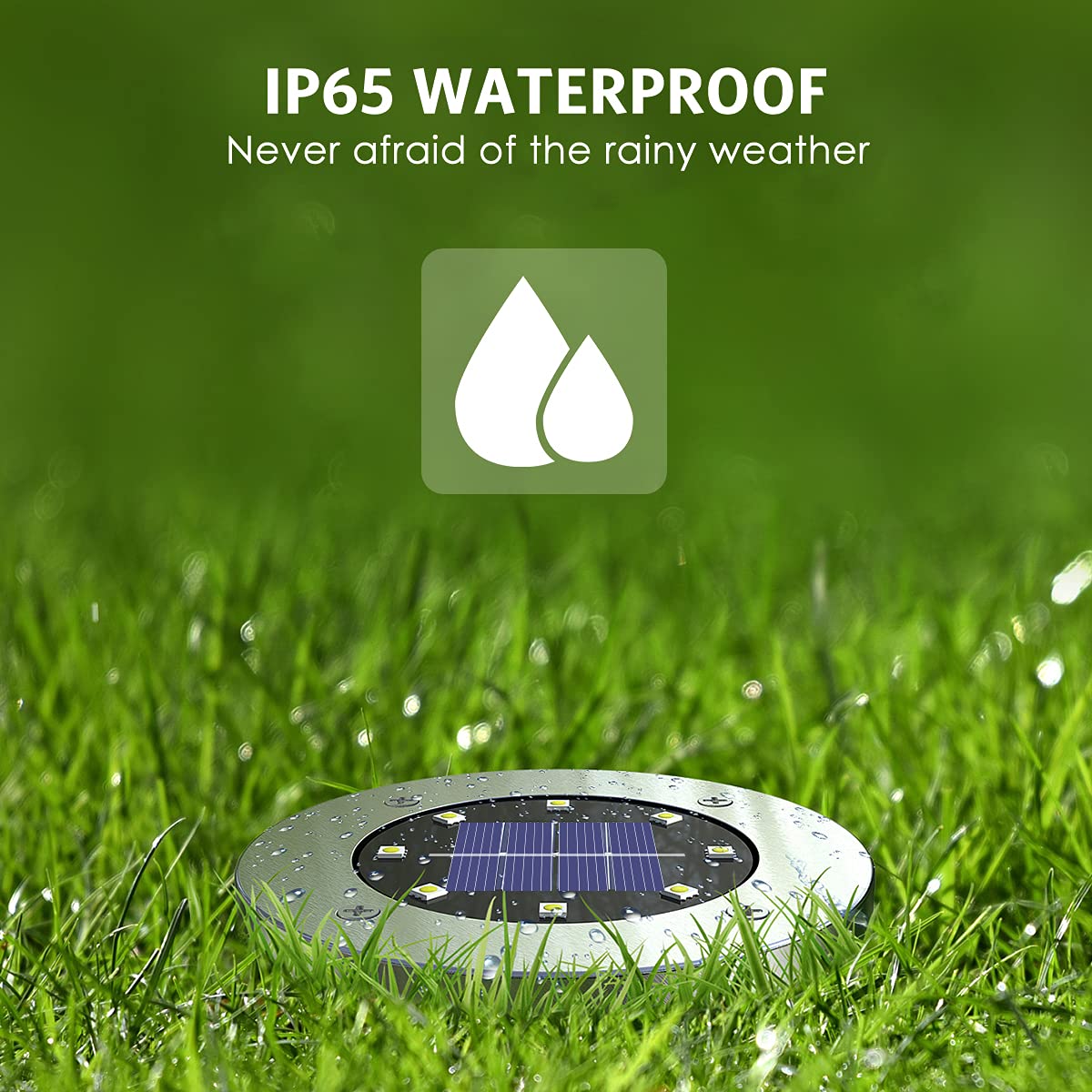 12 Pack Solar Lights Outdoor Waterproof - Solar Garden Lights for Pathway, Yard, Lawn, Driveway, Deck & Walkway (White Light) | Energy-Efficient Landscape Lighting for Patio & Outdoor Decor