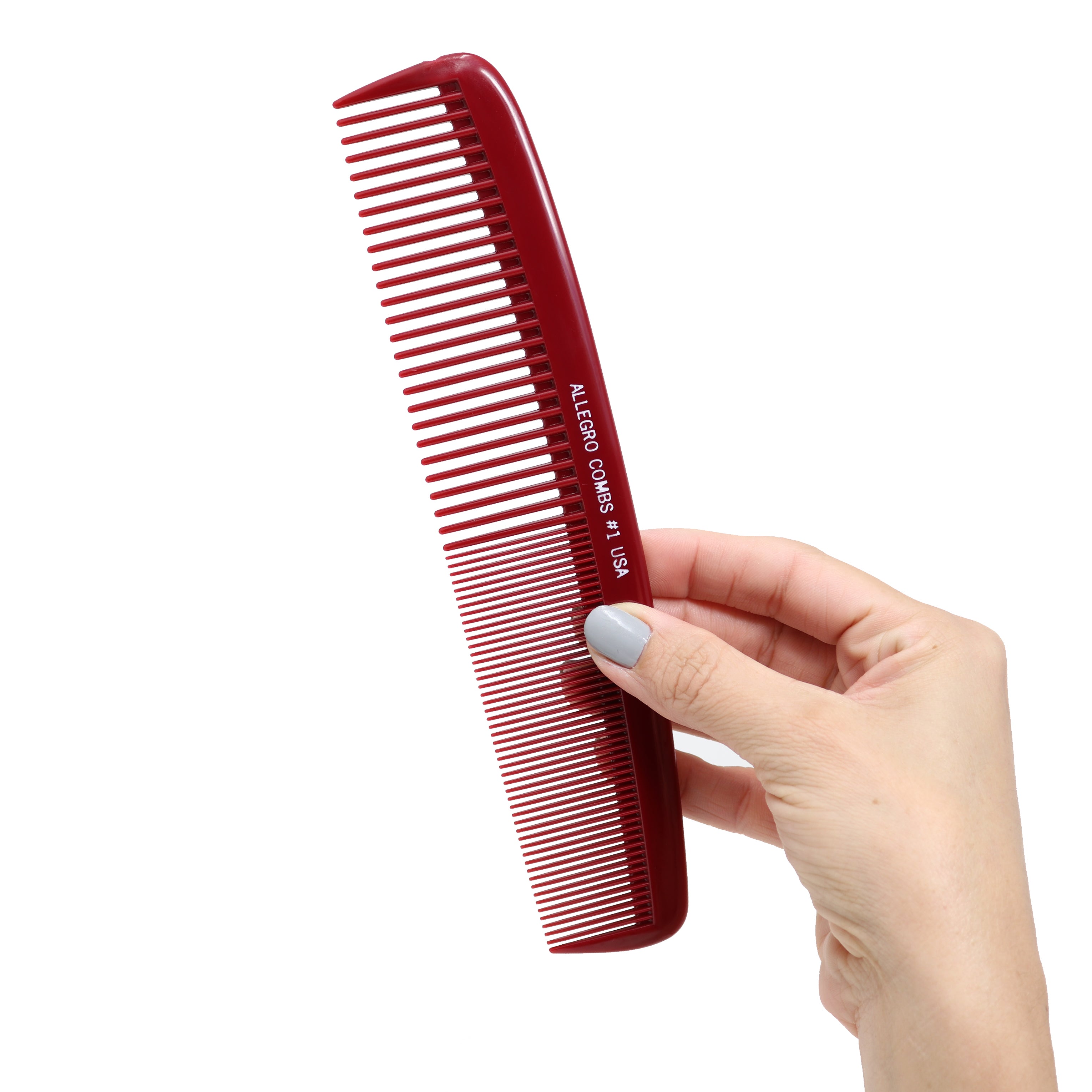 Allegro Combs 1 XL Heat Resistant Thermal Hair Comb for Styling & Straightening - Professional Salon Quality Hair Styling Tool for Smooth & Shiny Hair