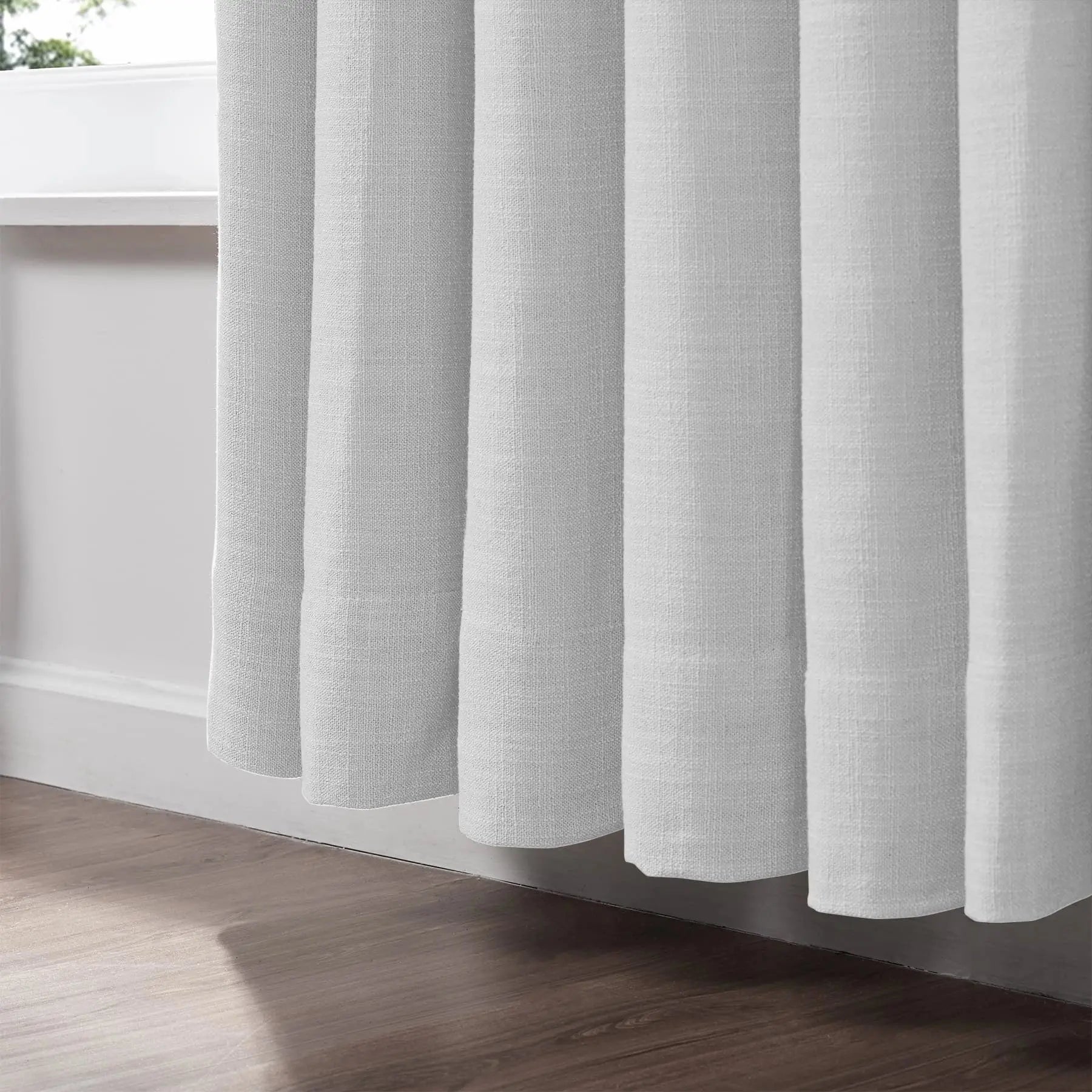 Motorized Blackout Pinch Pleat Curtains - Ready Made for Living Room & Bedroom - Noise Reduction & Light Blocking for Better Sleep